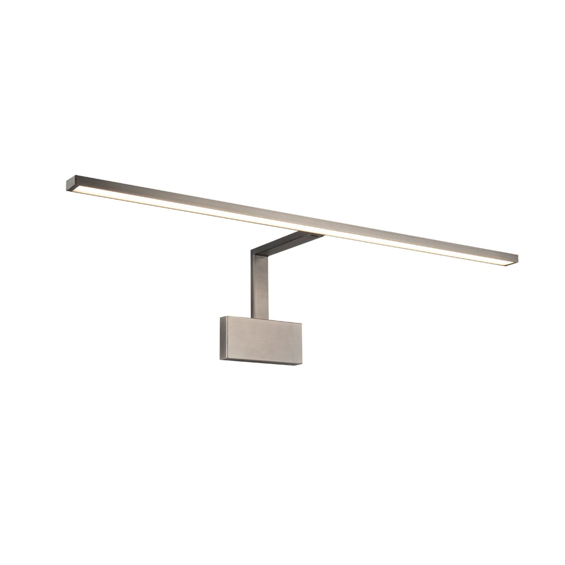 Uptown 34" Brushed Nickel LED Picture Light with Adjustable Angle