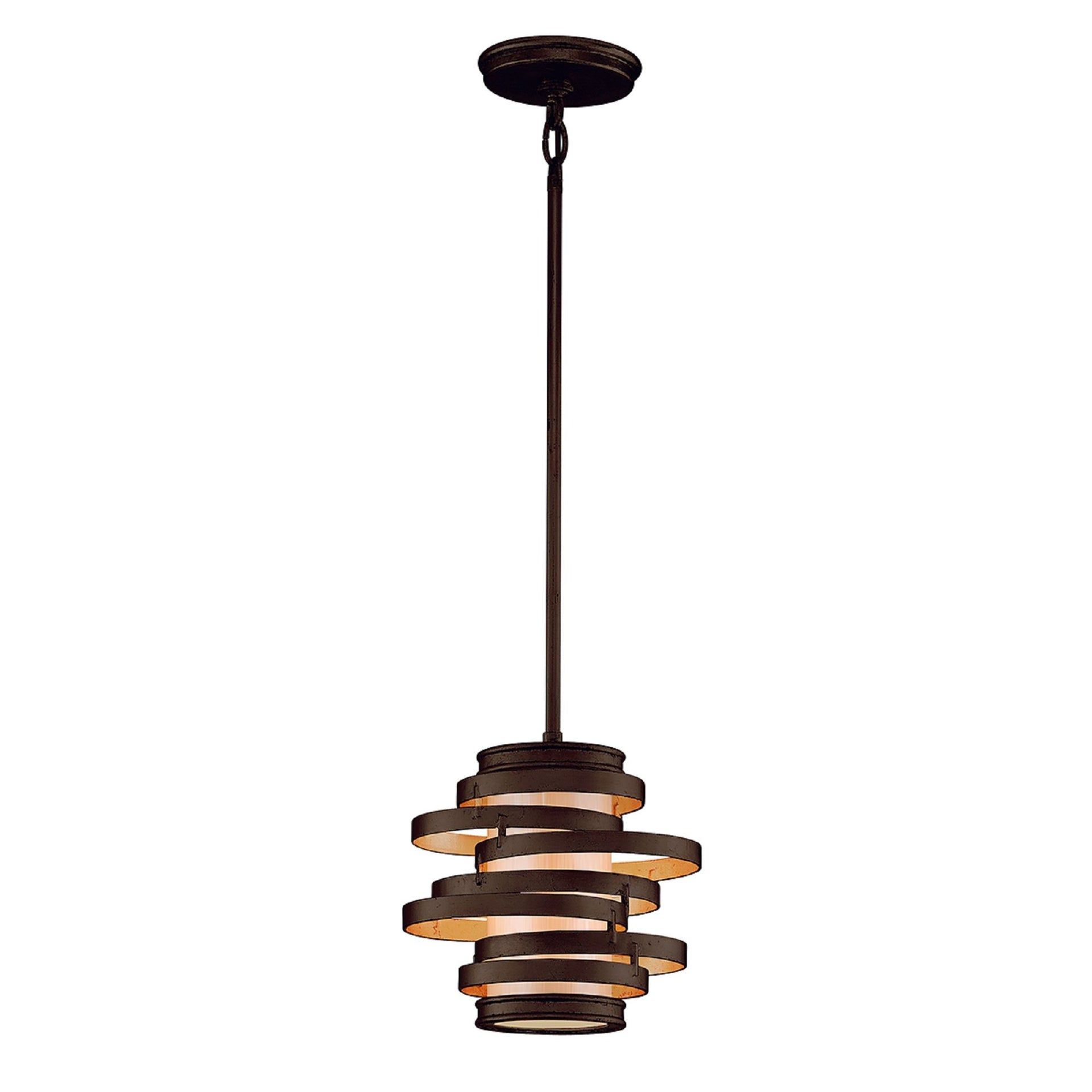 Modern Silver Leaf 45'' Geometric Chandelier by Corbett Lighting