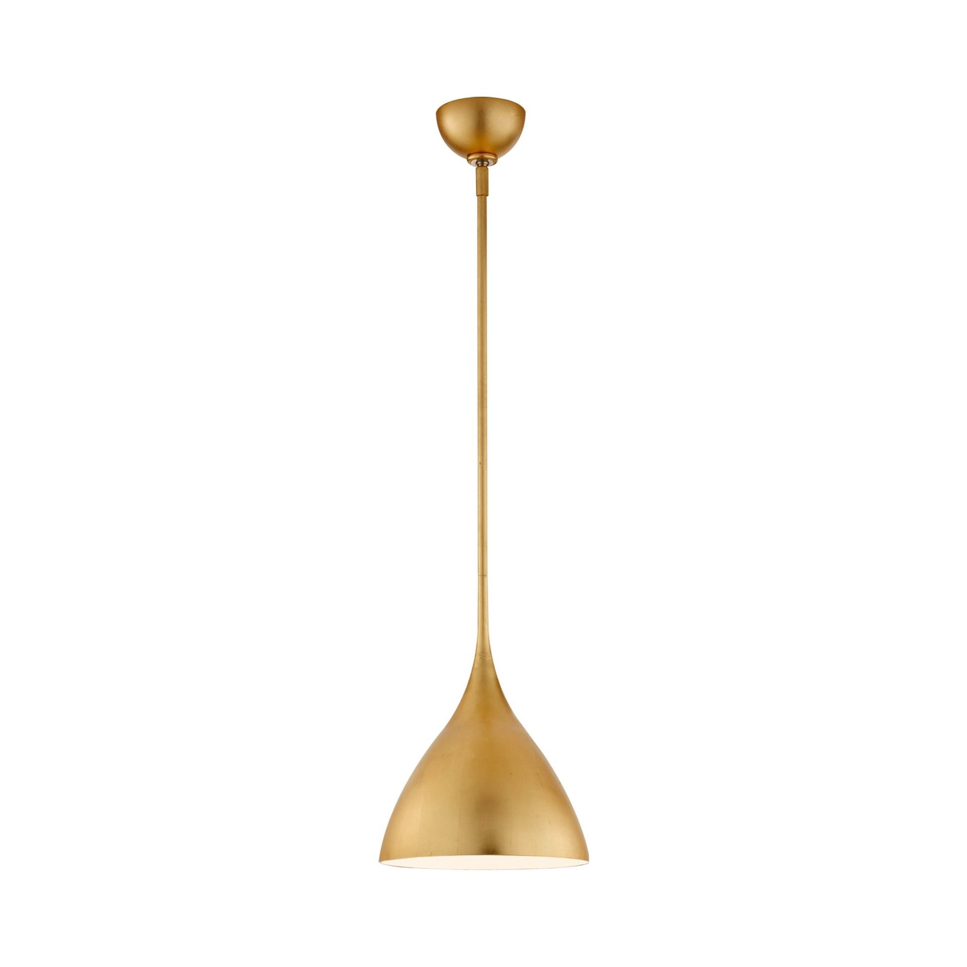 Agnes Gild Finish 13.5" Indoor/Outdoor Crystal Pendant Light
