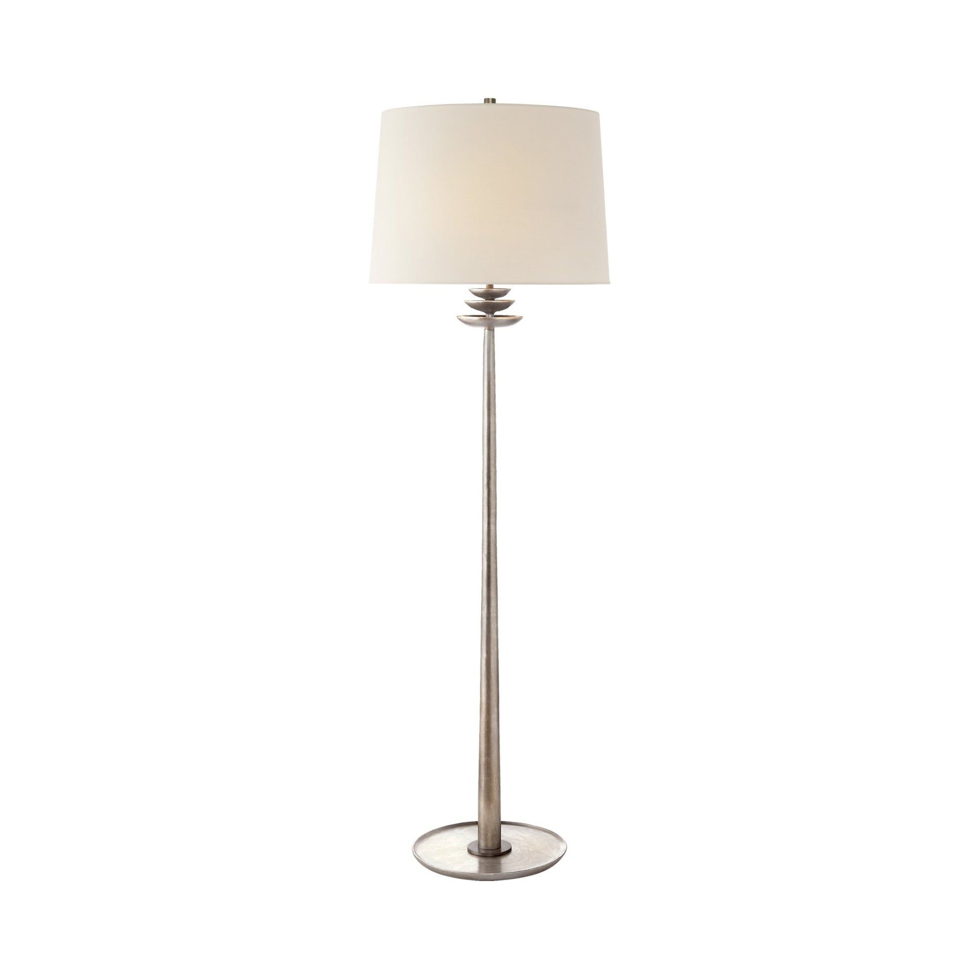 AERIN Beaumont Adjustable 62'' Burnished Silver Leaf Floor Lamp