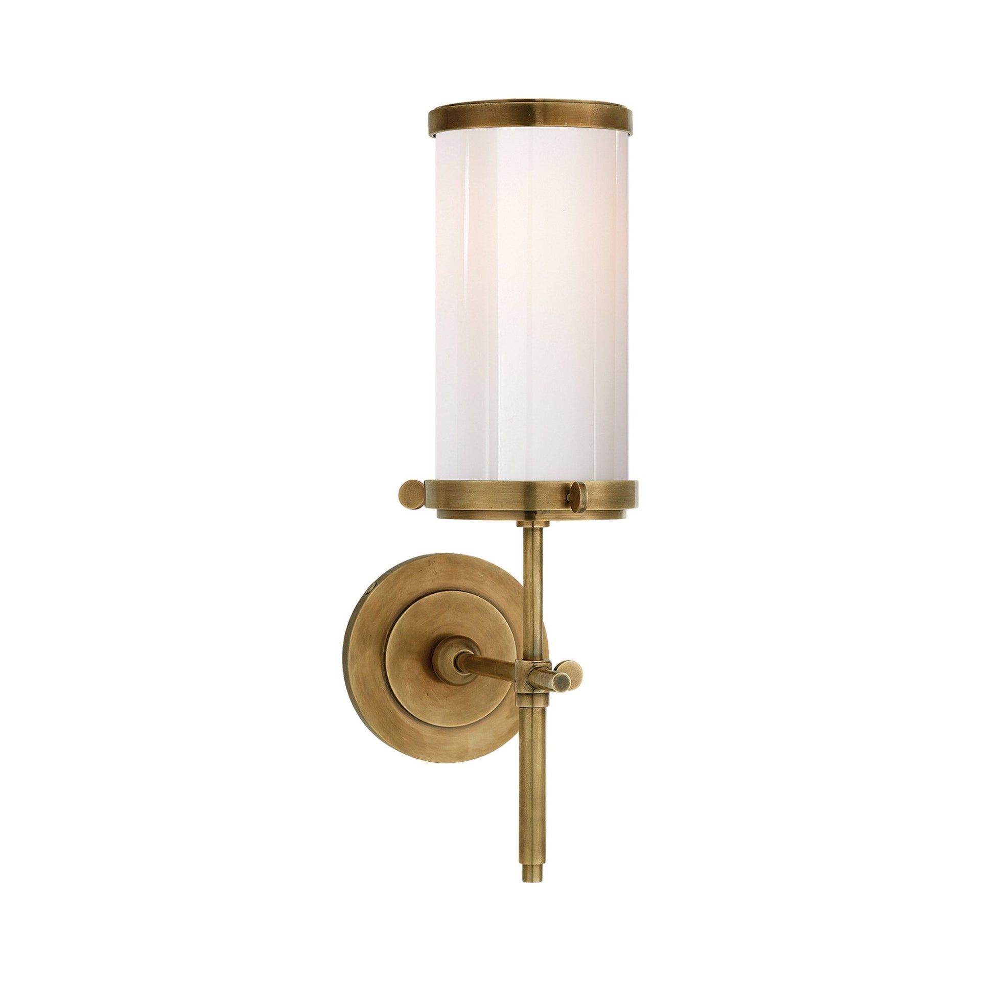 Bryant 14" Antique Brass Outdoor Dimmable Vanity Light