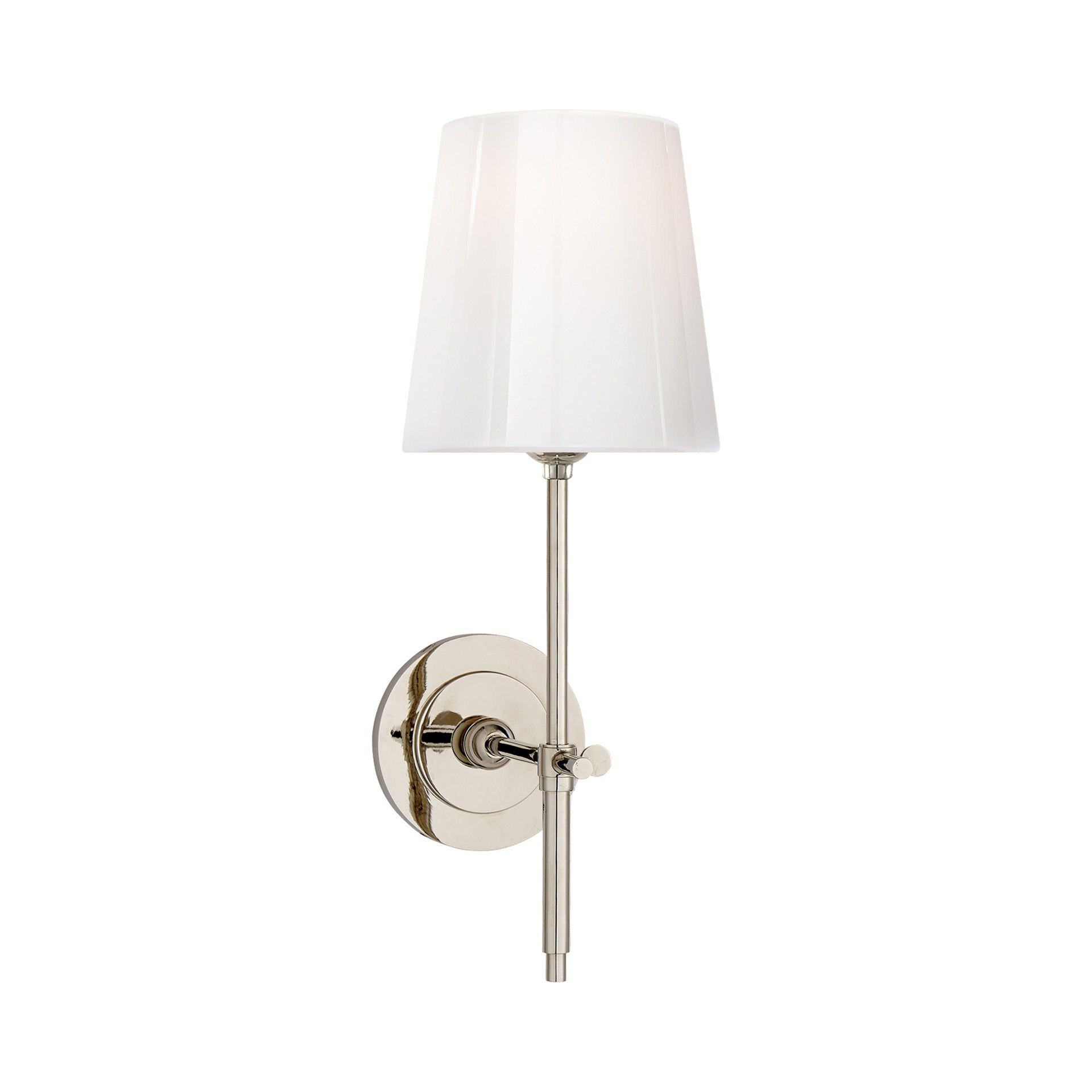 Elegant Outdoor Direct Wired Nickel Wallchiere, 14.5" Height