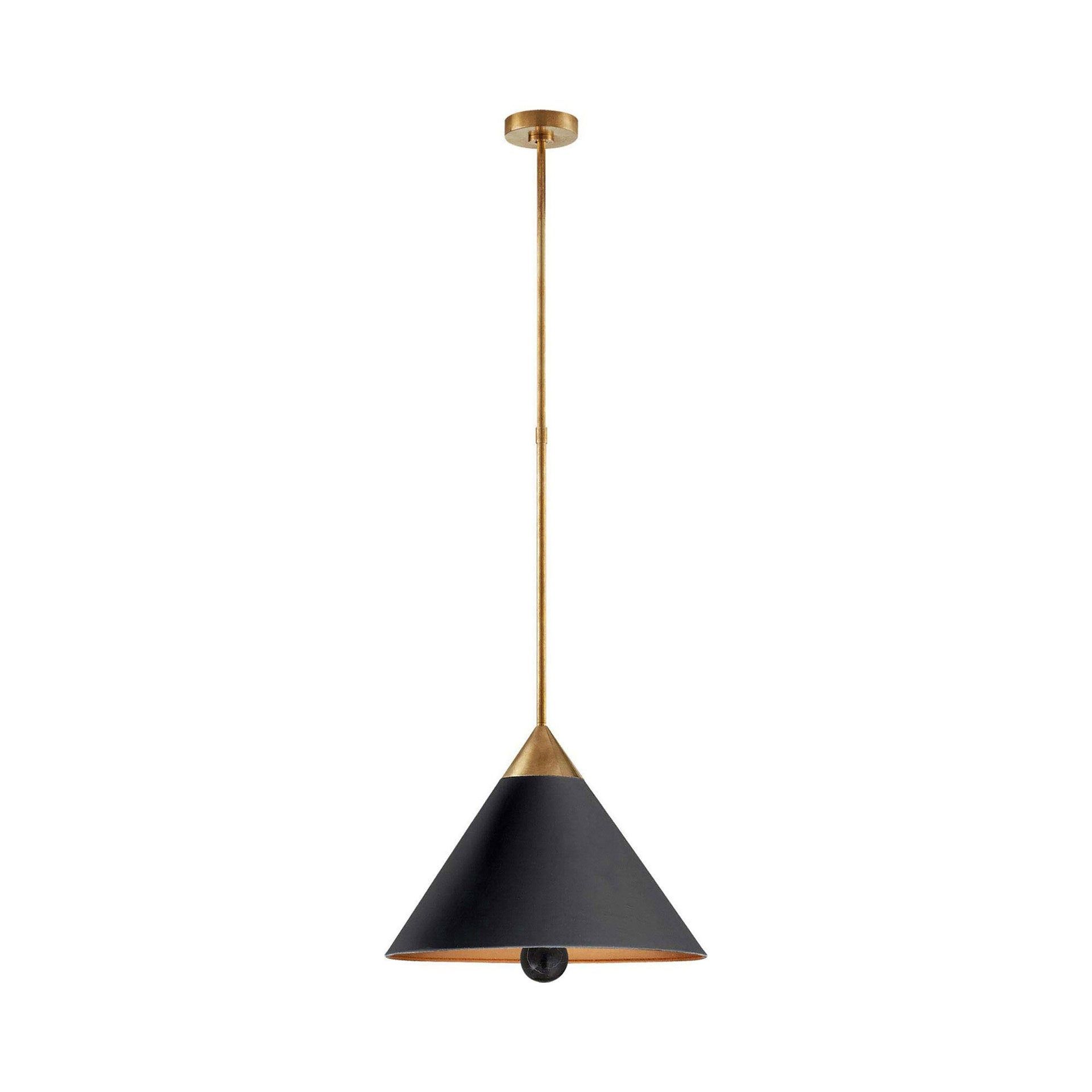 Black Crystal LED Indoor/Outdoor Pendant Light