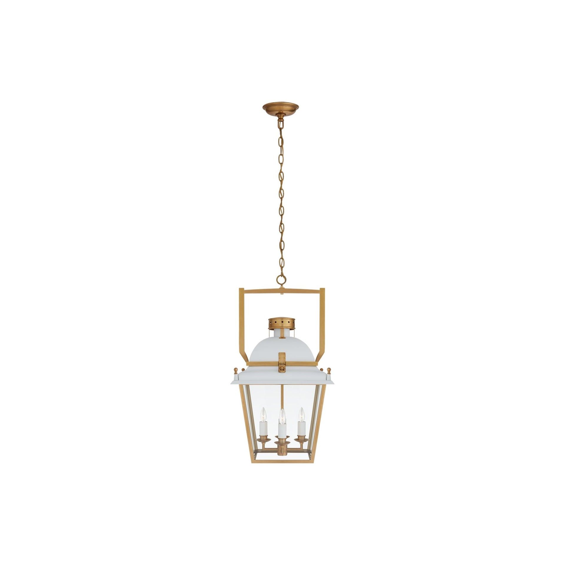 Coventry Matte White 27'' Industrial Farmhouse Pendant Light