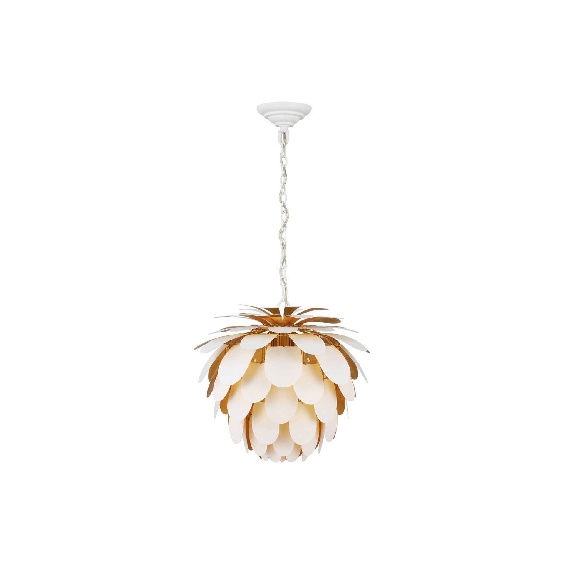White Crystal Plug-in Small Chandelier with Aluminum Frame