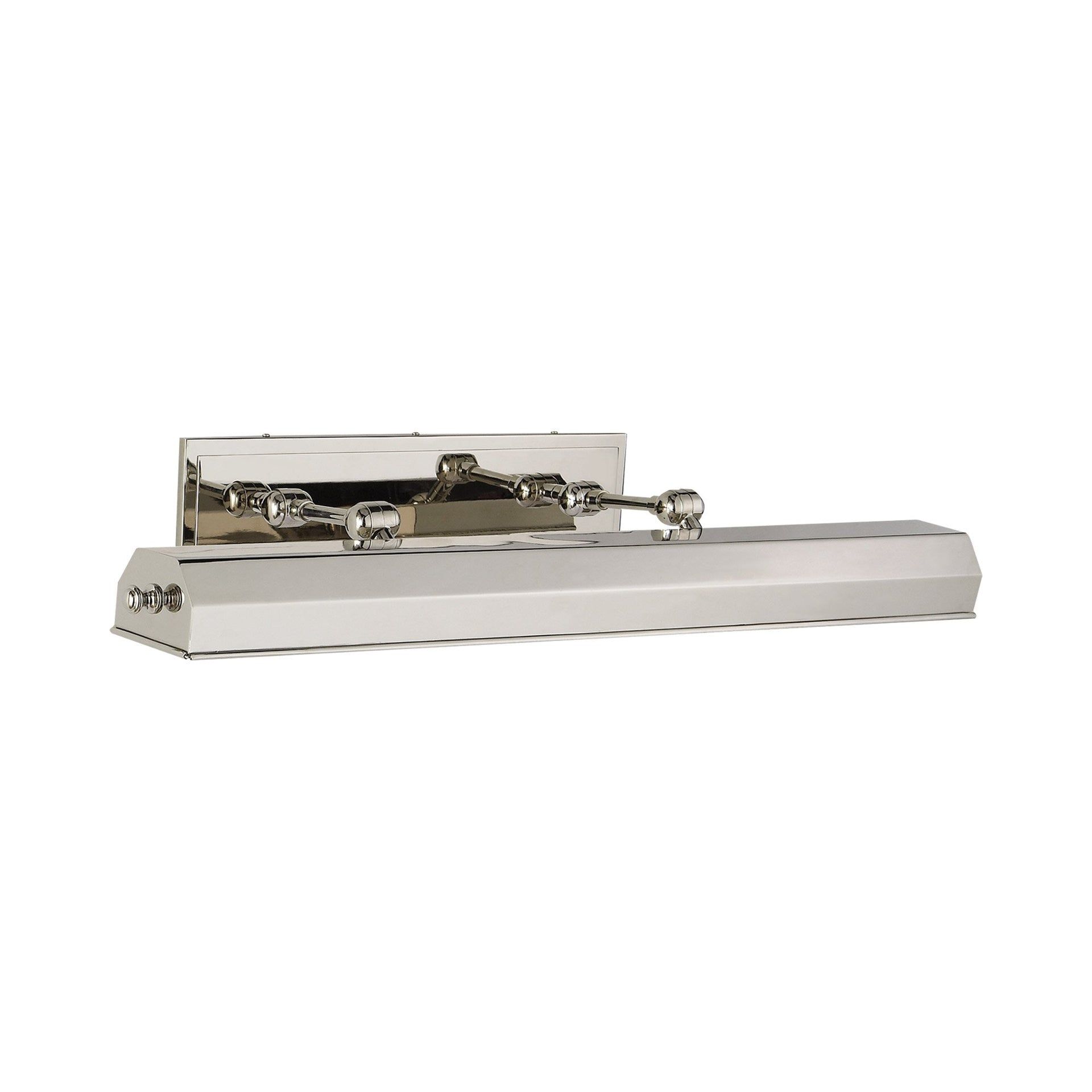 Polished Nickel 30-Inch Adjustable LED Wall Picture Light