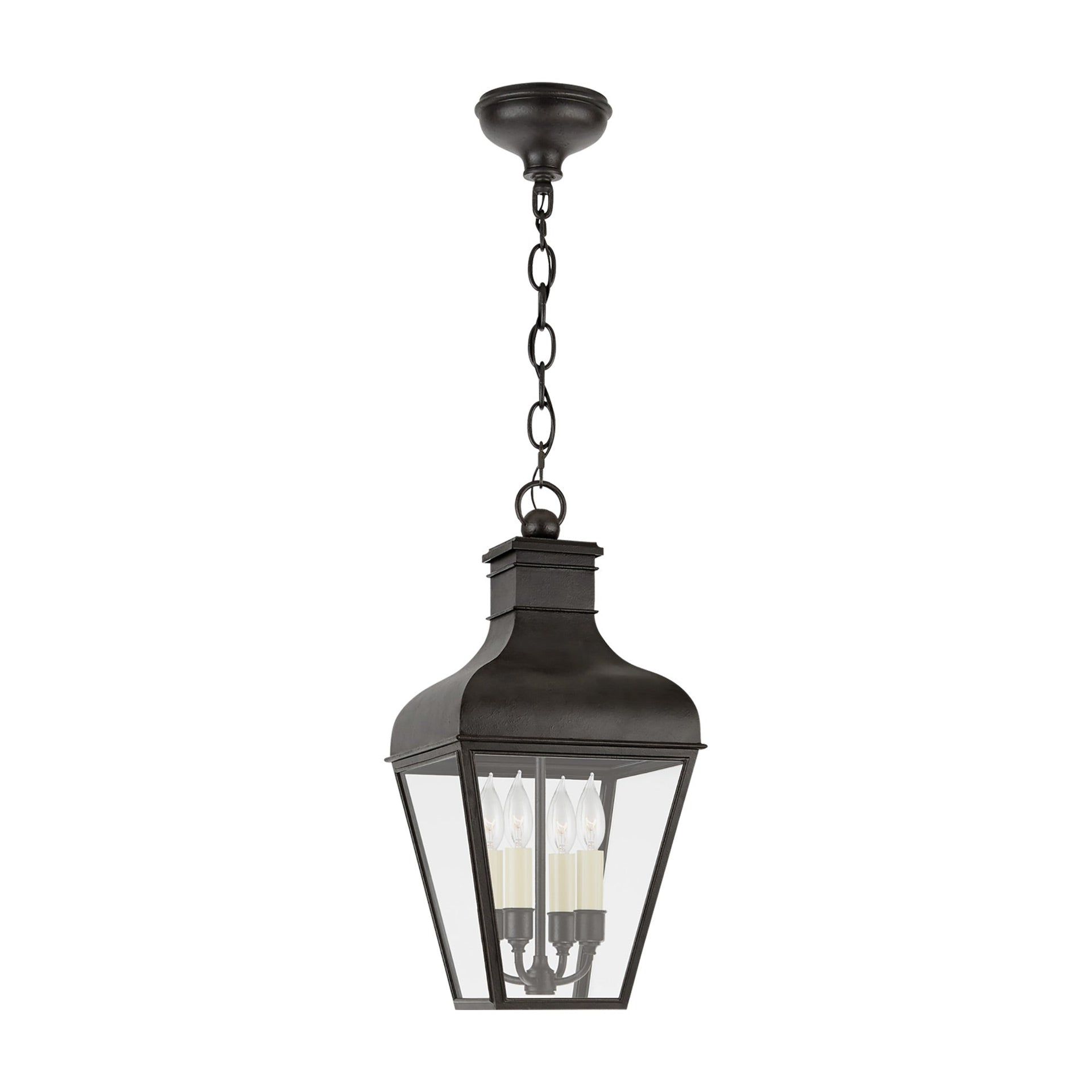 Bronze Glass 27" Indoor/Outdoor Hanging Lantern