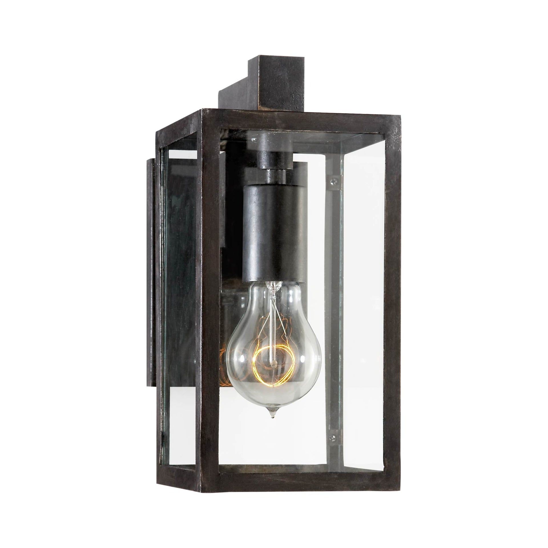 Modern Fresno Black Iron Dimmable Wall Sconce, 10.5" H