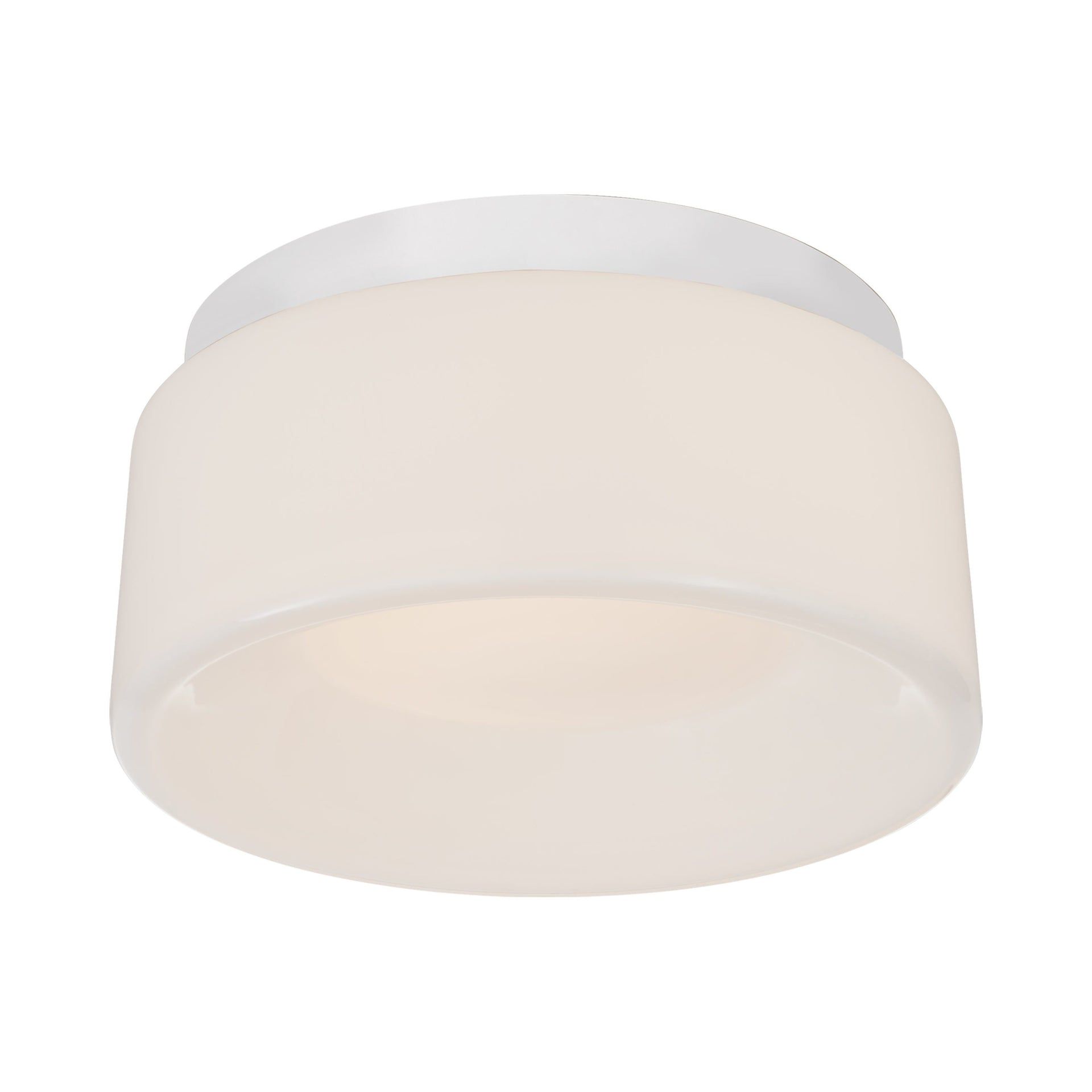 Halo Solitaire Matte White LED Flush Mount Light
