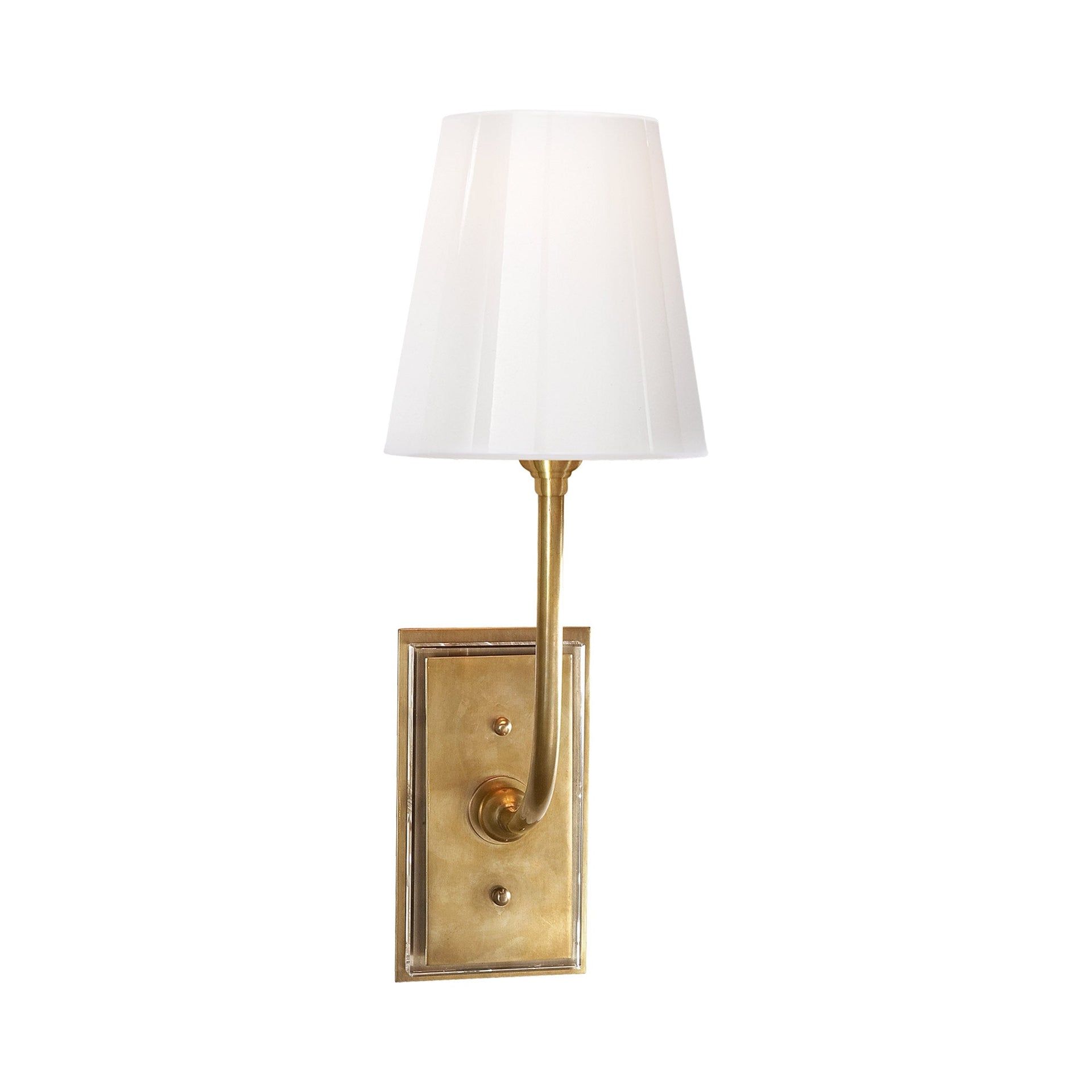 Hulton 17" Antique Brass & Bronze Dimmable Wall Sconce