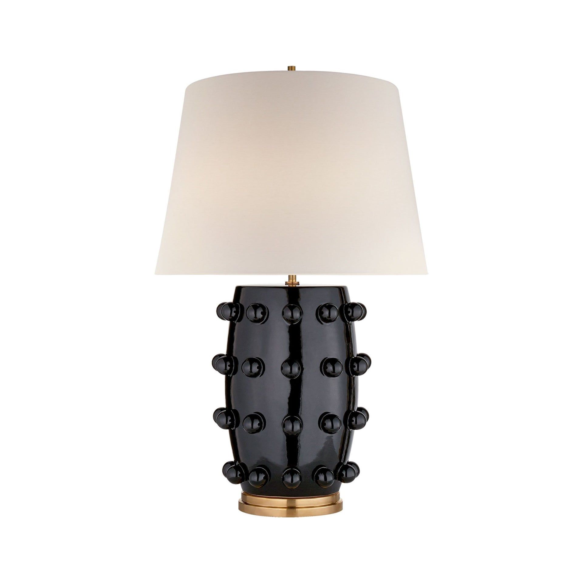 Edison 26.5'' Outdoor Black Porcelain Sphere Table Lamp