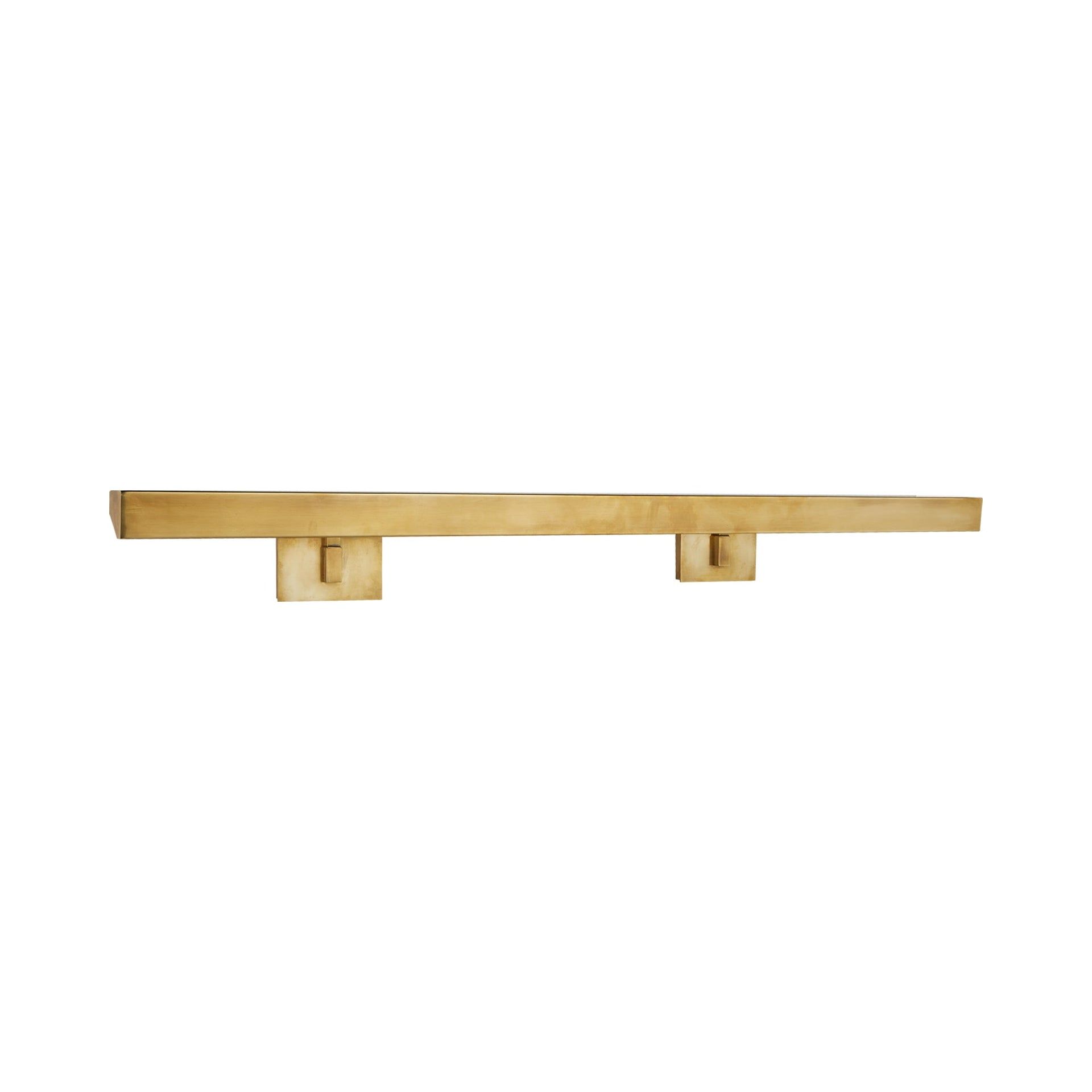 McClain 42-Inch Brass LED Dimmable Wall Picture Light with Adjustable Angle