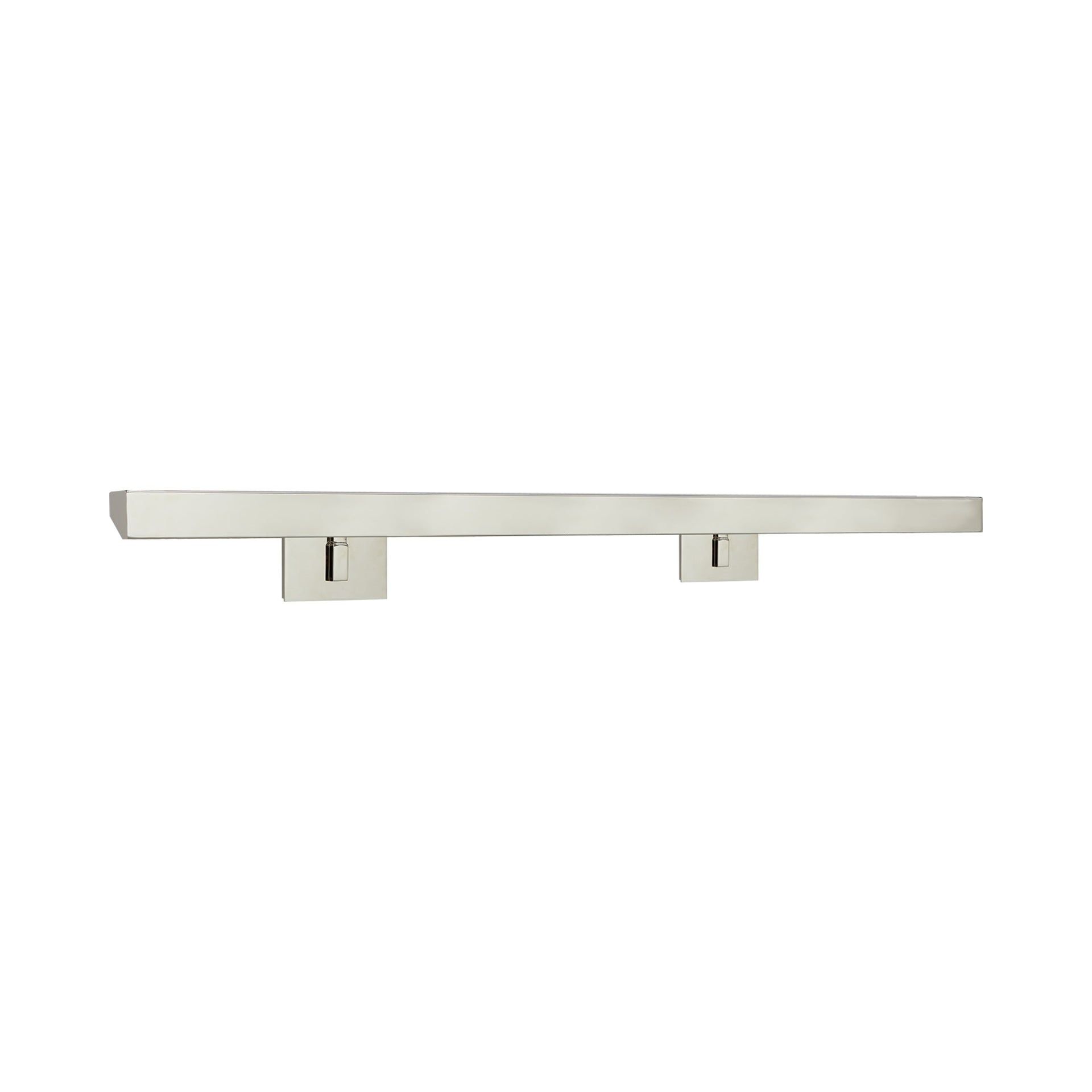 McClain 42" Polished Nickel Dimmable Picture Light with Adjustable Angle