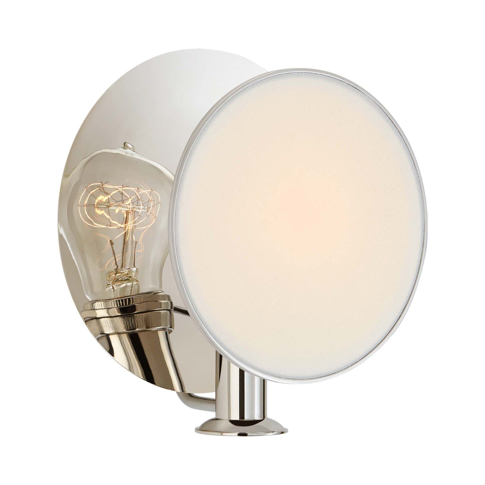 Osiris 10'' Polished Nickel Dimmable Wall Sconce, Energy Star