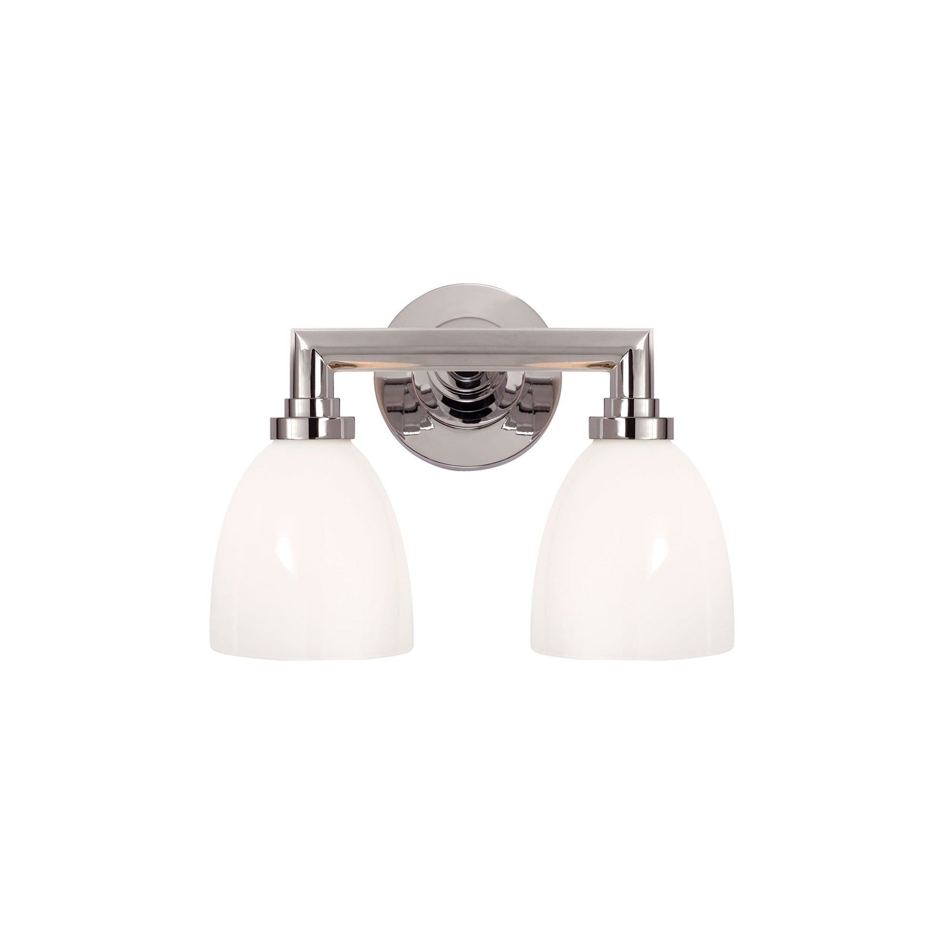 Wilton 10'' Chrome Industrial Vanity Wall Light, Energy Star