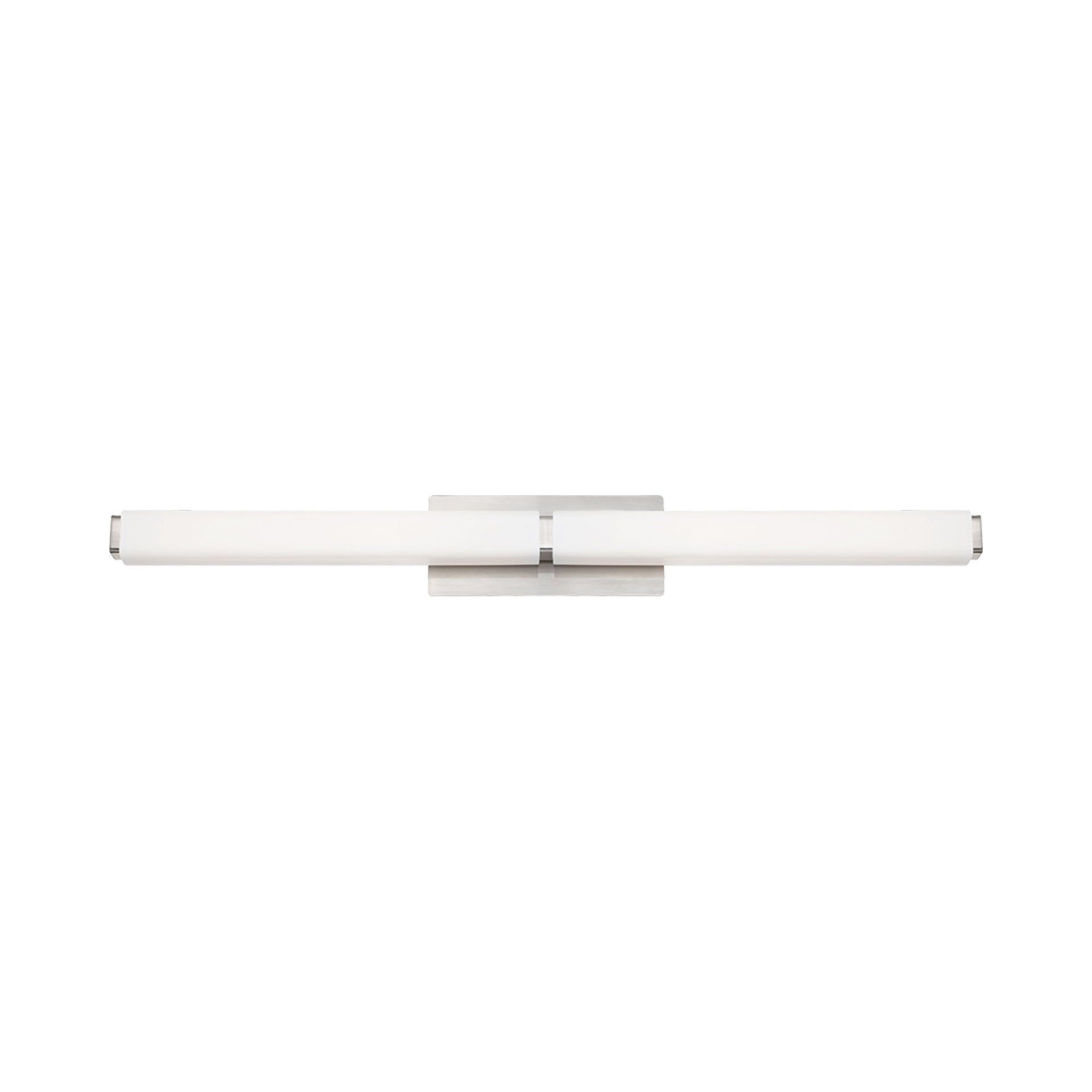 Vogue Brushed Nickel 17" LED Vanity Light with Opal Glass