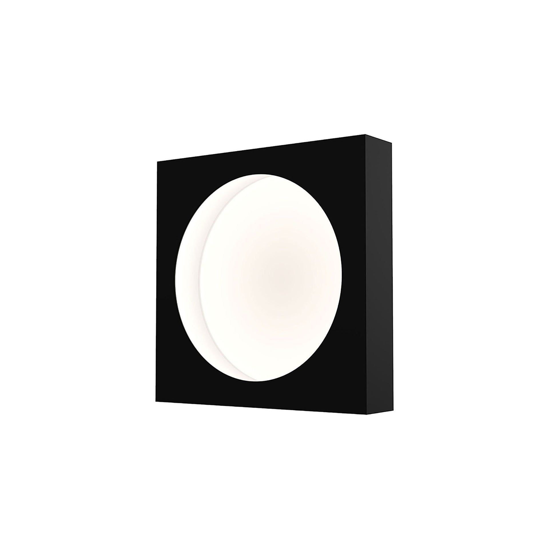 Sleek 10" Satin Black Dimmable LED Wall Sconce