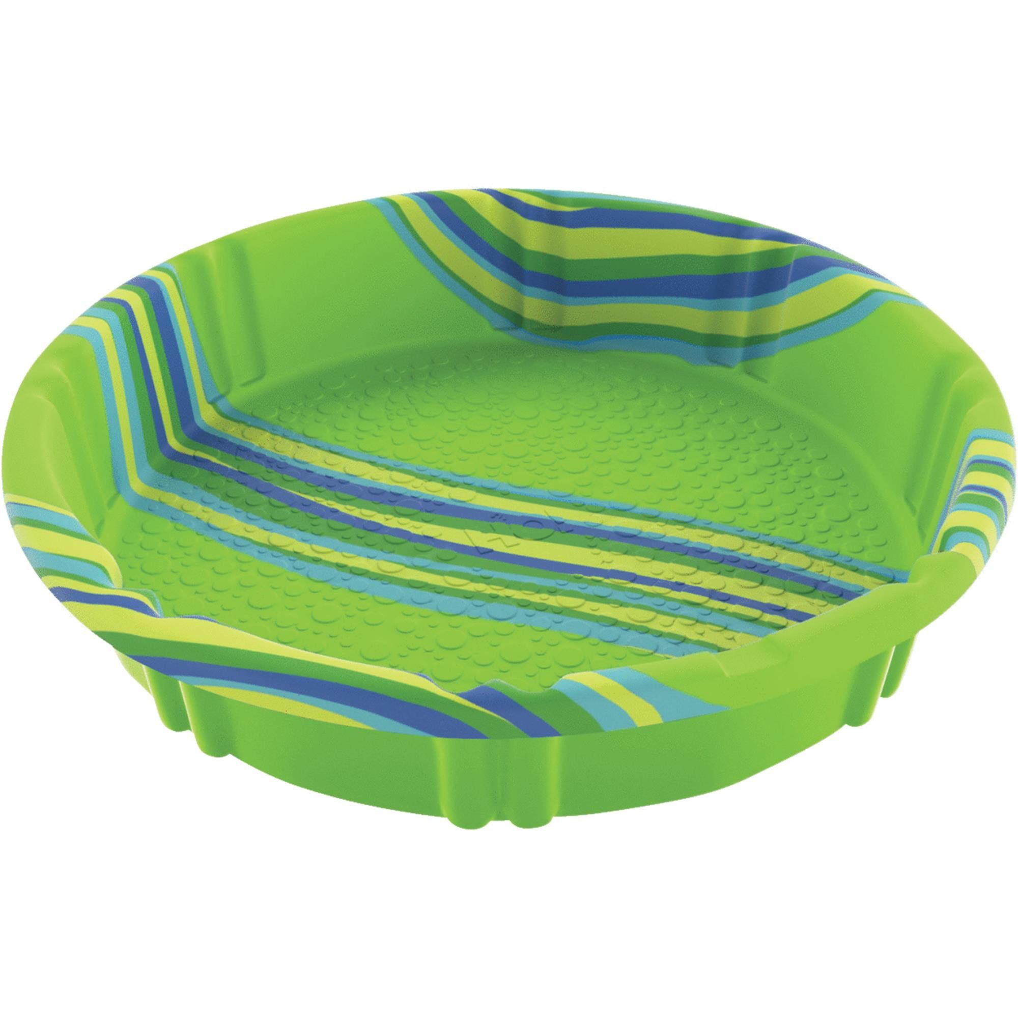 Lime Green Round Polyethylene Kiddie Pool, 46-inch