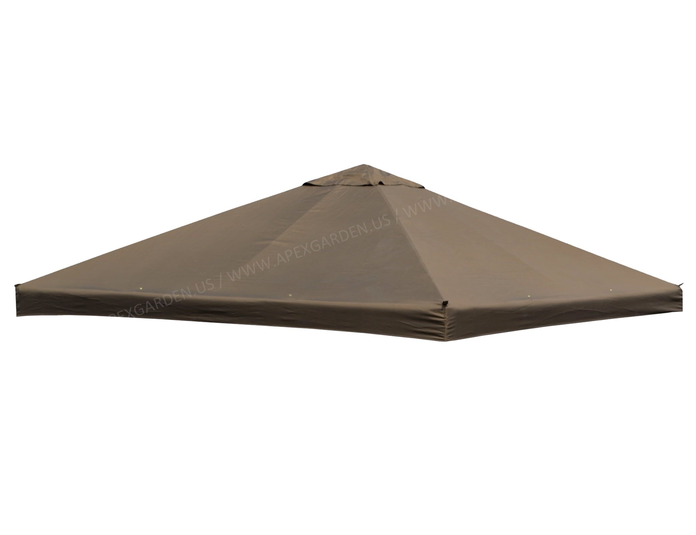 Brown Polyester Replacement Canopy Top for 10' x 10' Gazebo