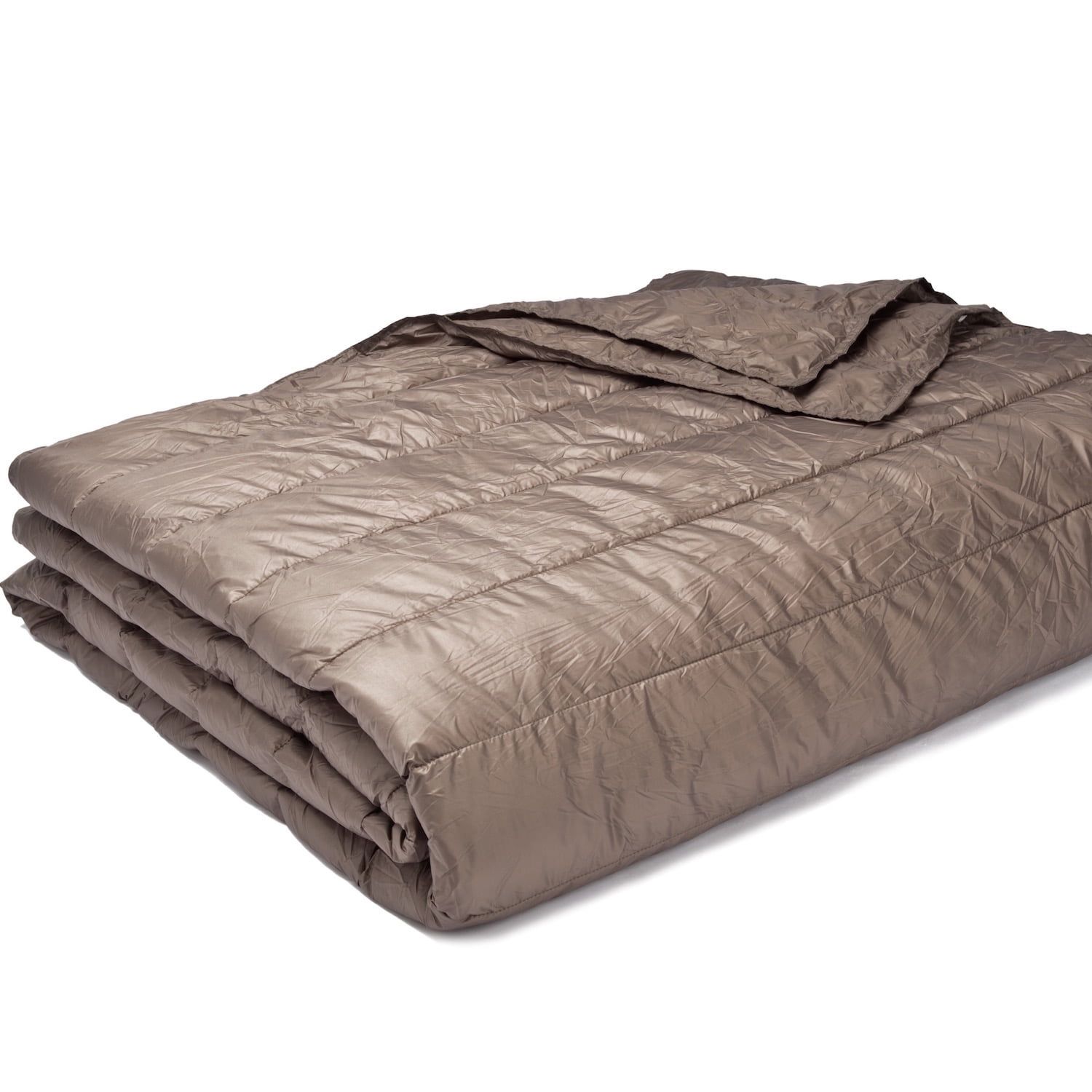 Compact Full/Queen Gray Polyester Outdoor Adventure Blanket