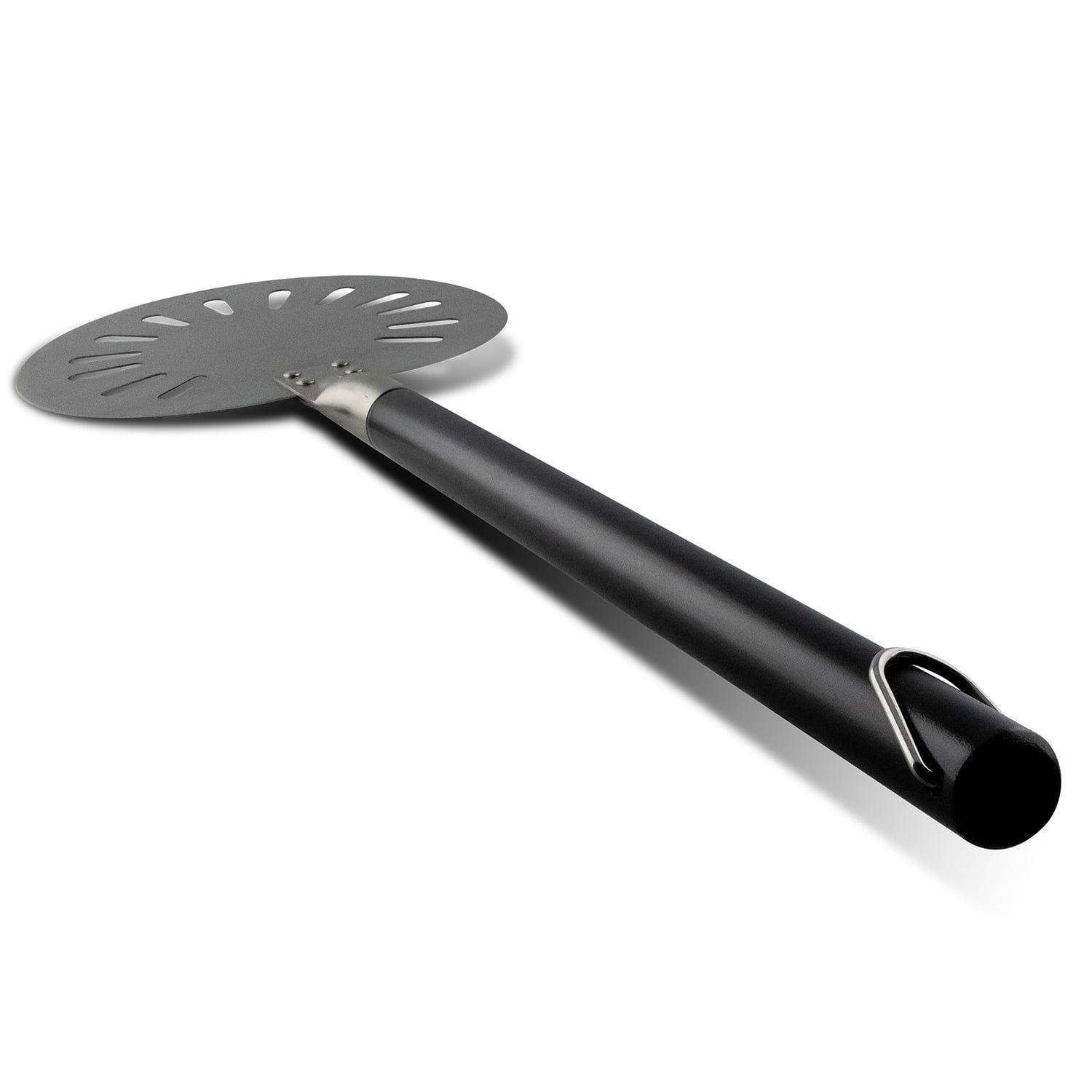 9 Inch Black Stainless Steel Pizza Turning Peel