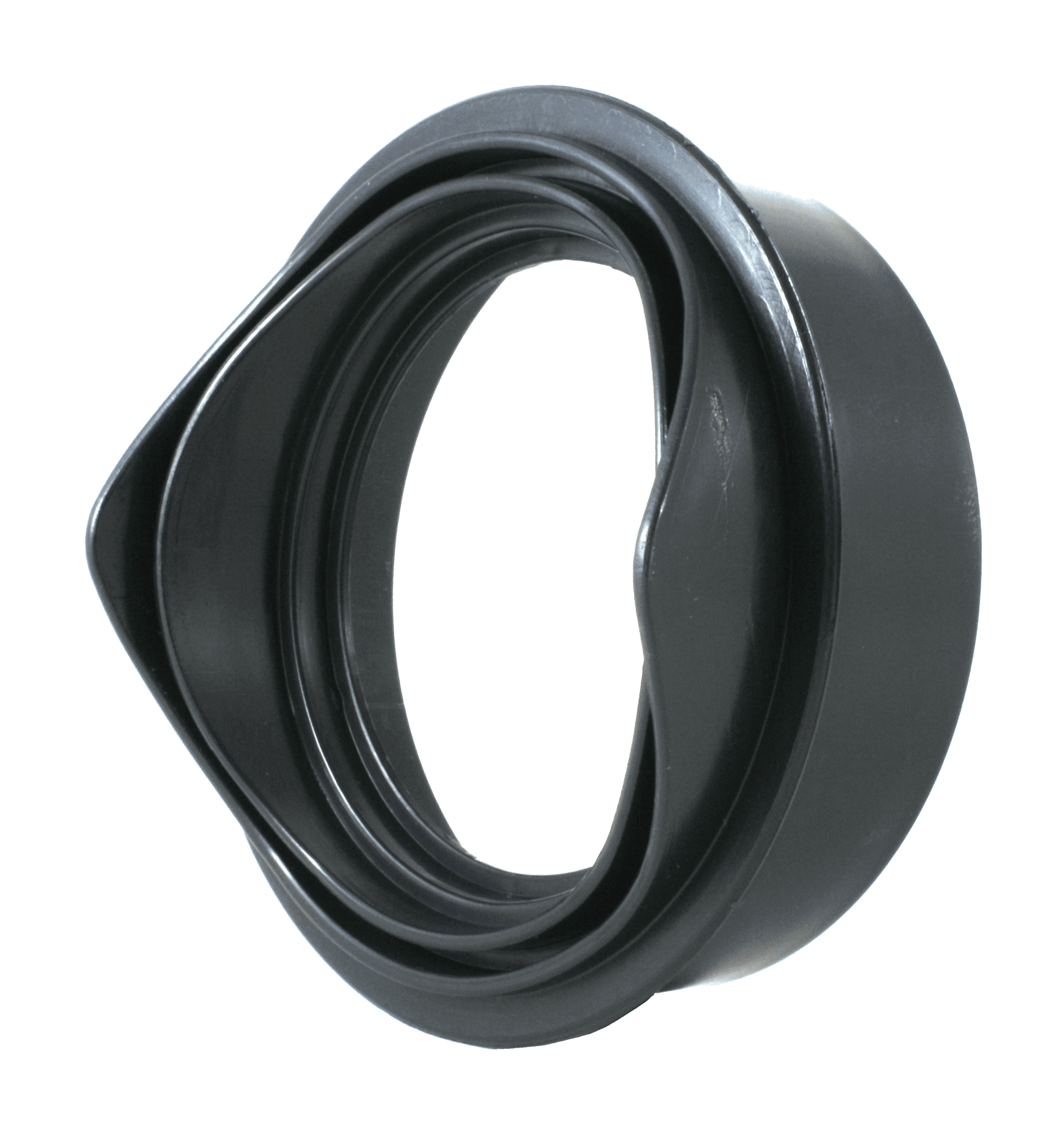 Black Polypropylene Bottom Outlet Connector for UA-100 Drain Series