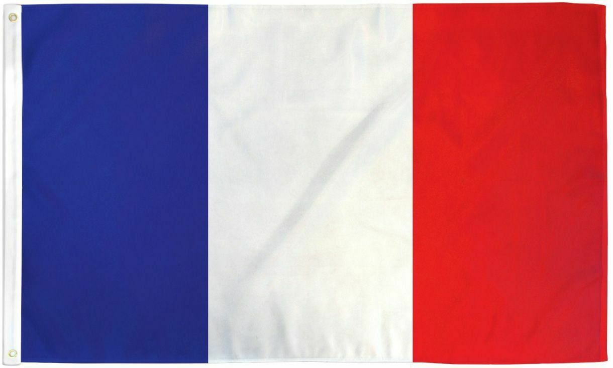 France 3x5 ft Blue White Red Polyester Flag