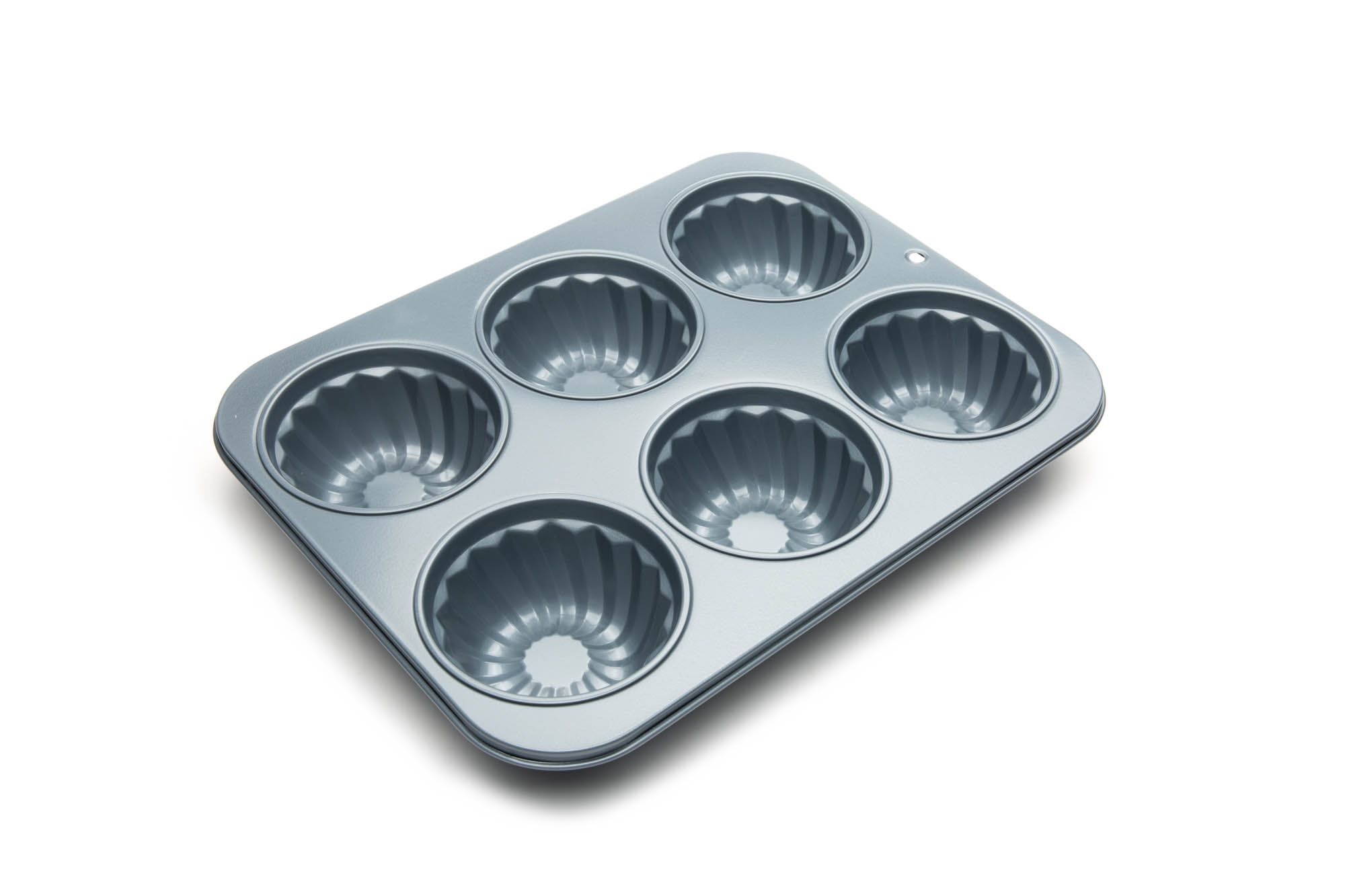 Jumbo Non-Stick Carbon Steel Fluted Muffin Pan