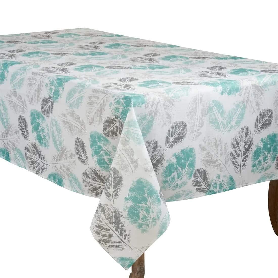 Fennco Styles Aesthetic Leaf Print Table Linens Collection