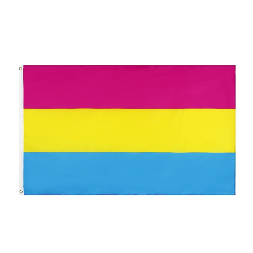 Durable Multicolor Polyester Pansexual Pride Outdoor Banner