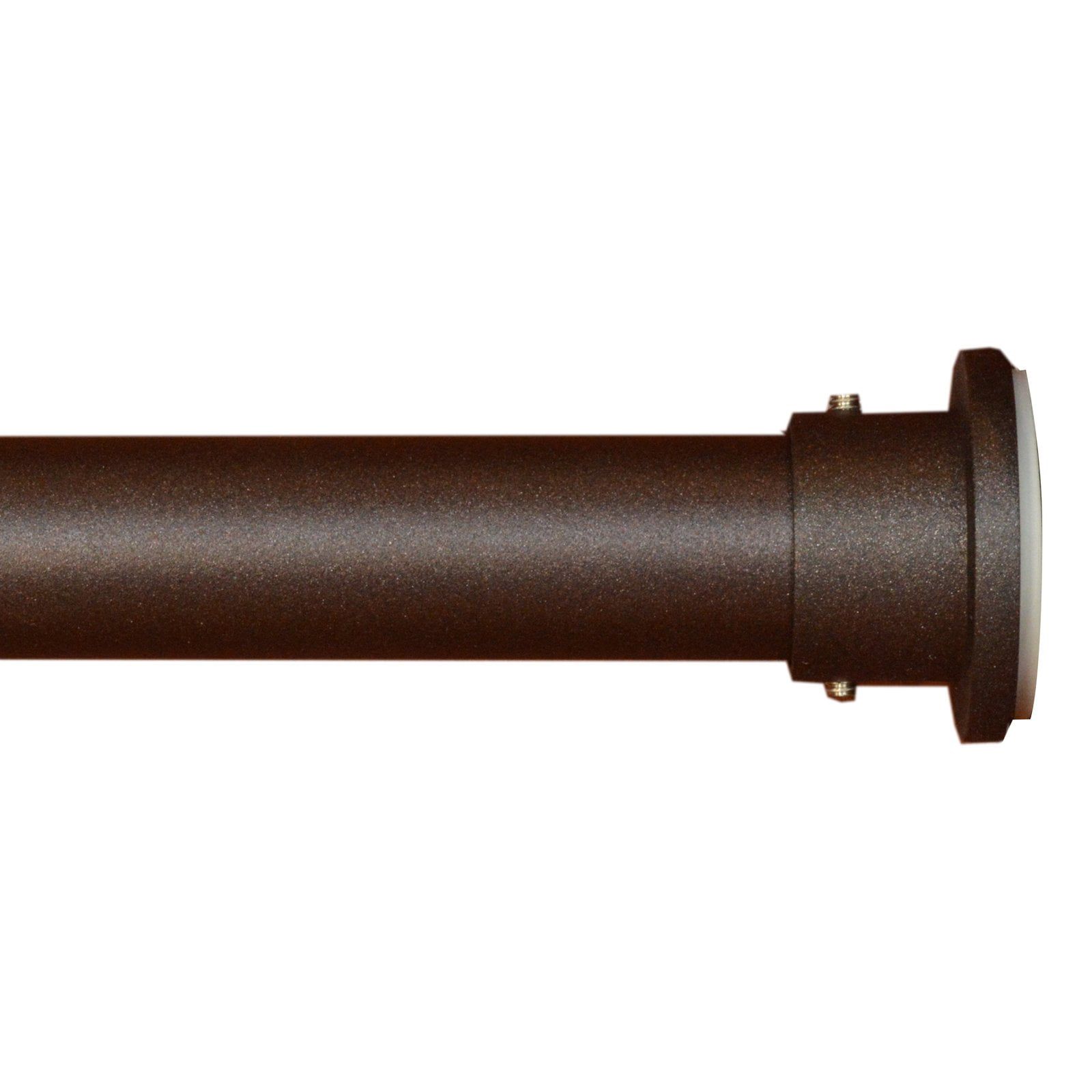 Bronze Adjustable Indoor/Outdoor Tension Rod with Finial, 28-48 in.