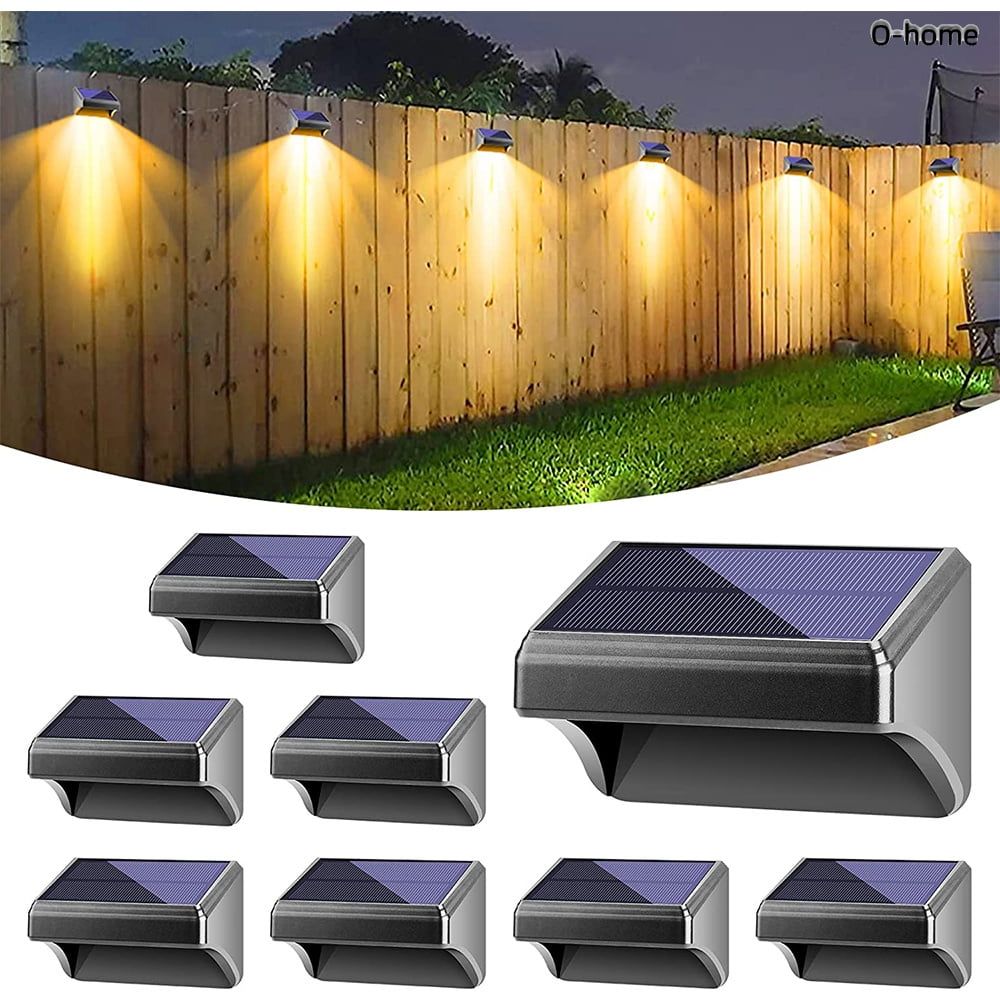 Solar LED Dusk to Dawn Fence Lights Multipack