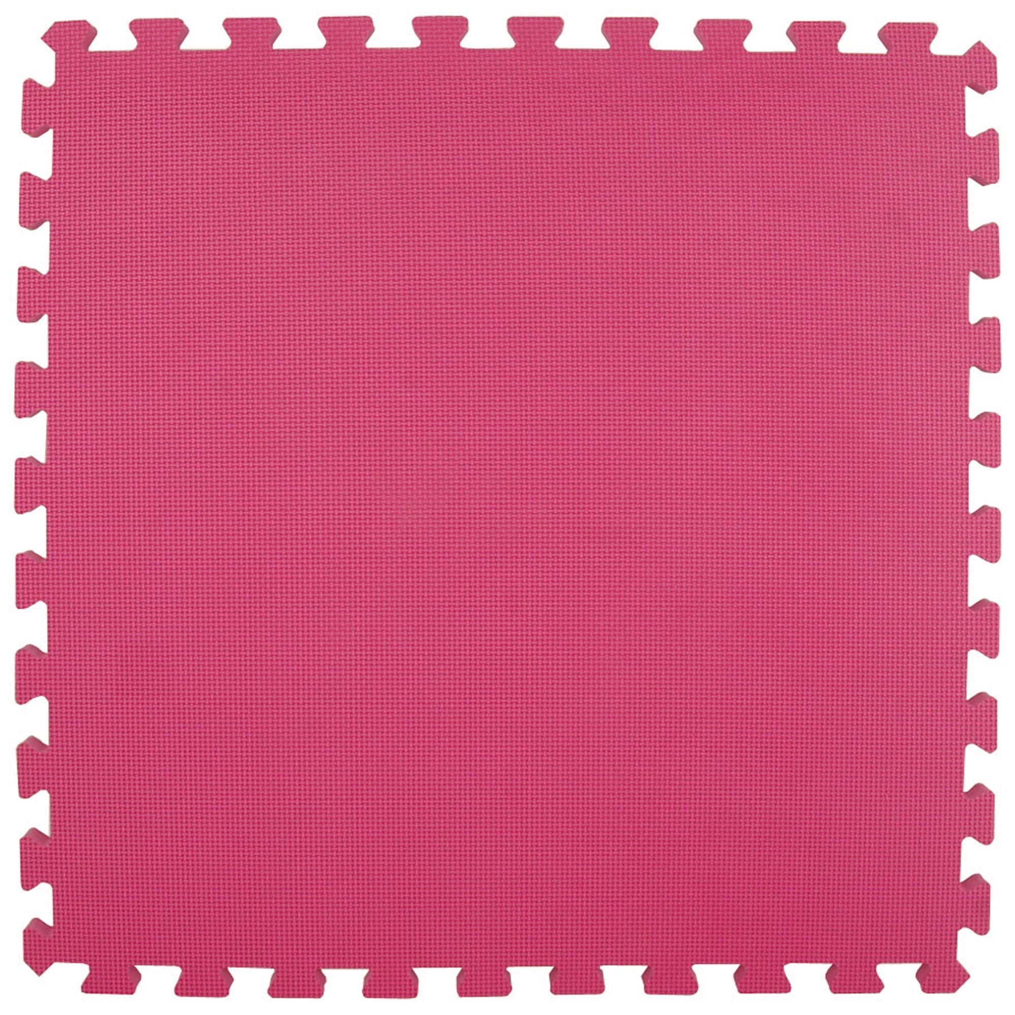 Premium Pink 24" x 24" EVA Foam Interlocking Mats