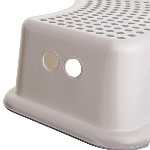 Dreambaby Grey Dots Lightweight Toddler Step Stool with Anti-Slip Design