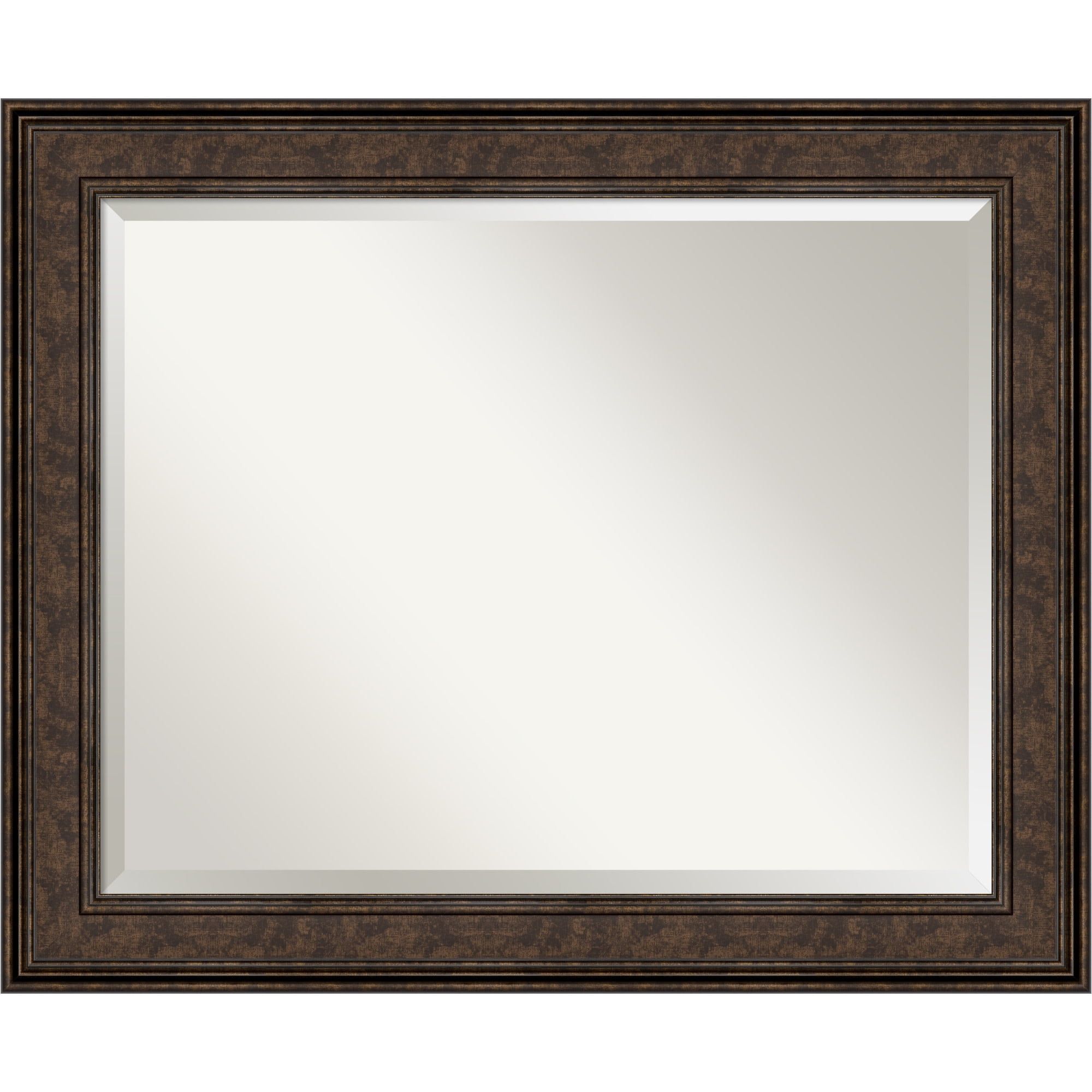 Ridge Bronze Elegance Rectangular Beveled Wall Mirror 33.5" x 27.5"