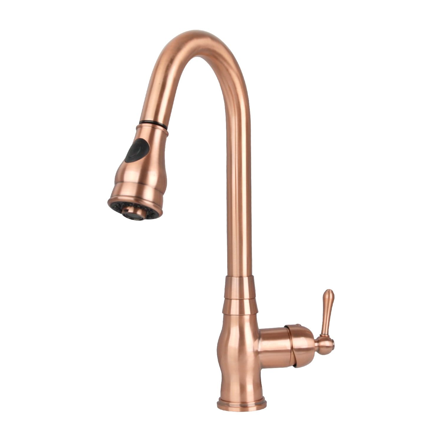 Copper Pull-Out Spray Kitchen Faucet with Single Handle