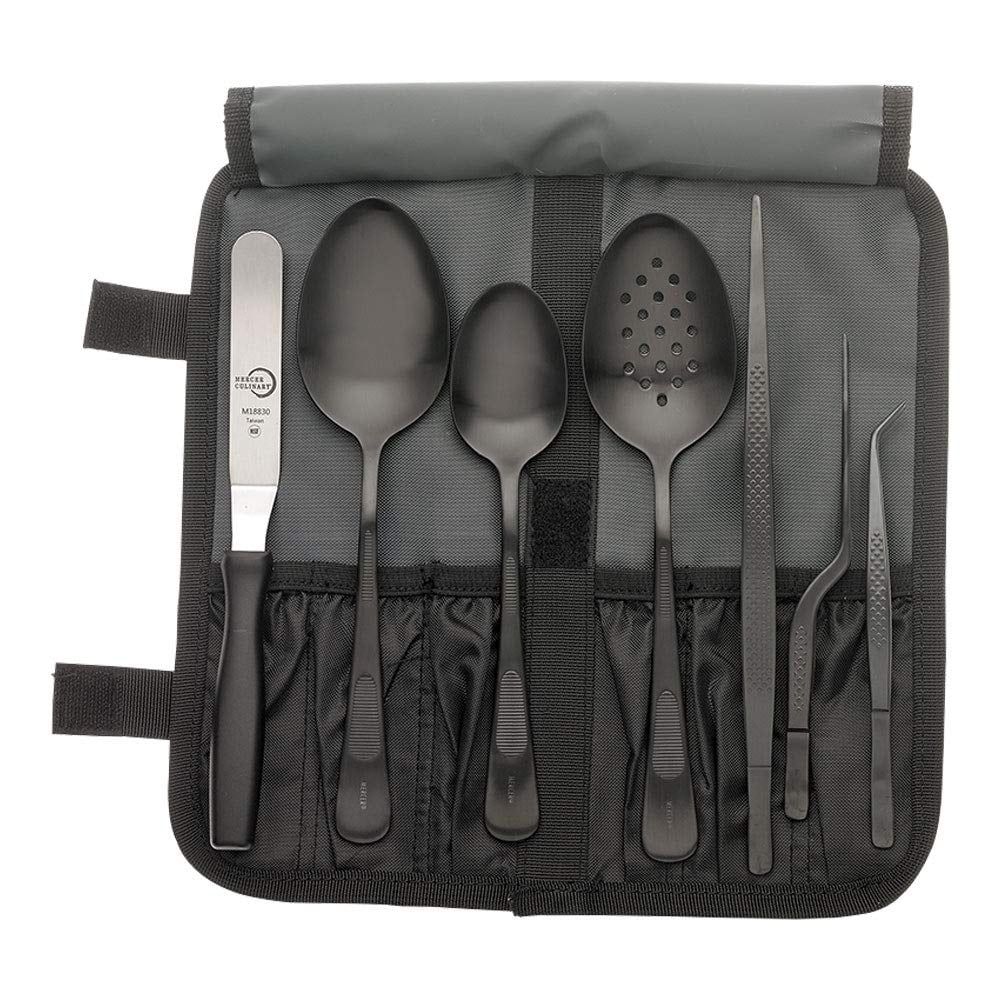 Mercer 8-Piece Matte Black Stainless Steel Plating Set