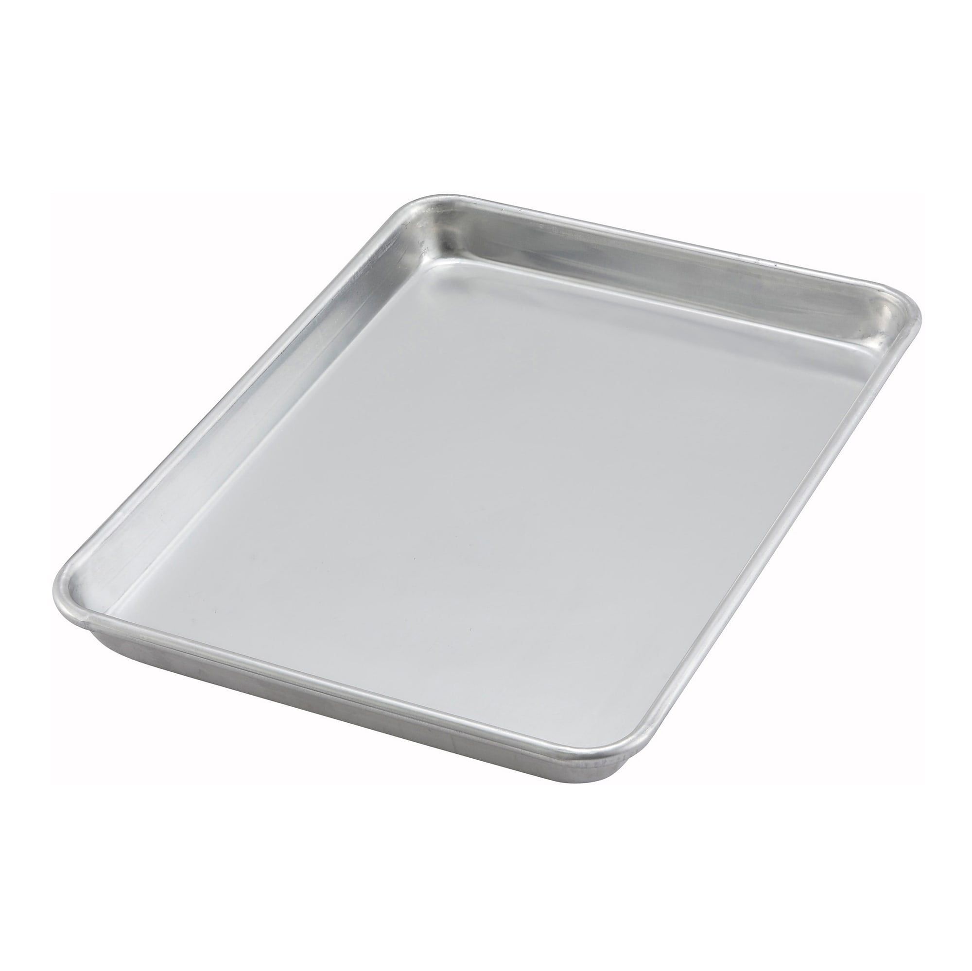 Silver 16-Gauge Aluminum Non-Stick Quarter Sheet Pan