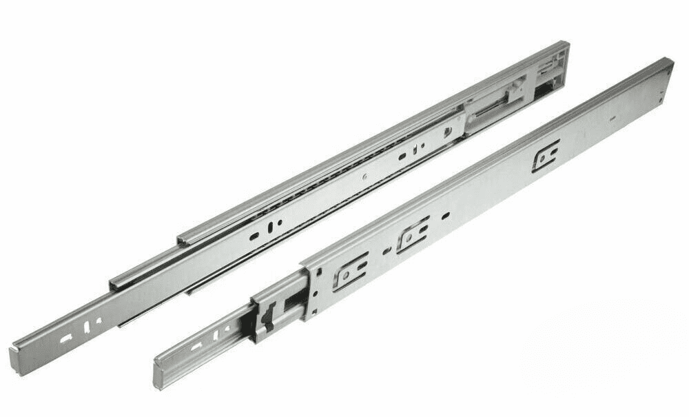 18-Inch Zinc-Plated Steel Soft Close Drawer Slides