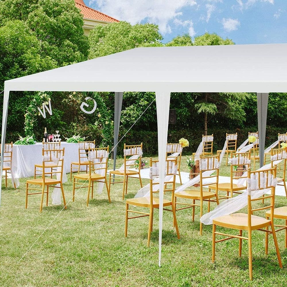 White 10' x 20' Heavy Duty Outdoor Wedding Canopy Tent