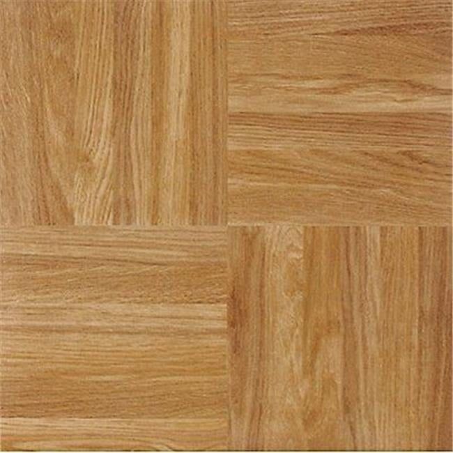 12 x 12 Oak Parquet Self-Adhesive Vinyl Floor Tiles