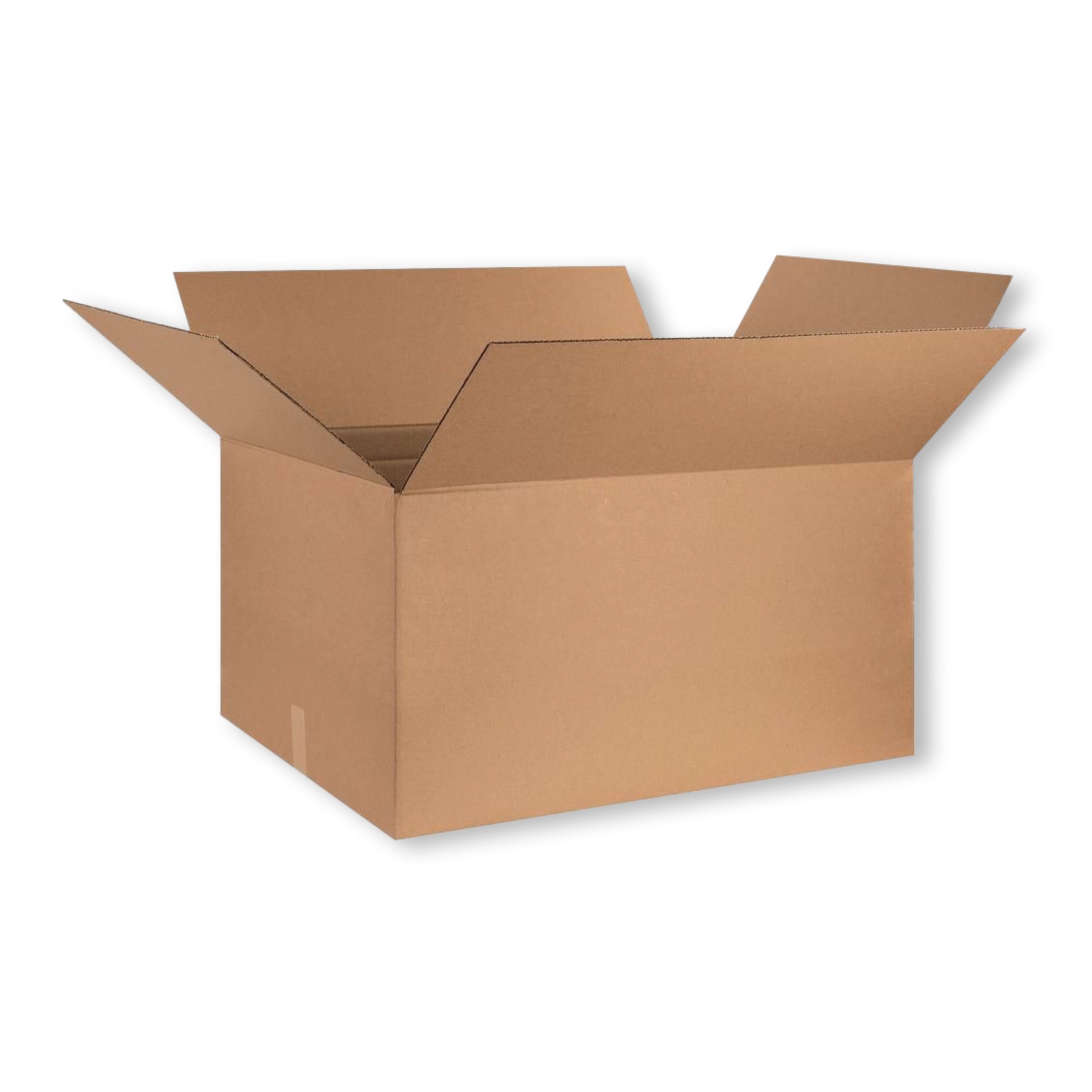 Heavy-Duty 25"x19"x8" Kraft Double Wall Moving Boxes, 15-Pack