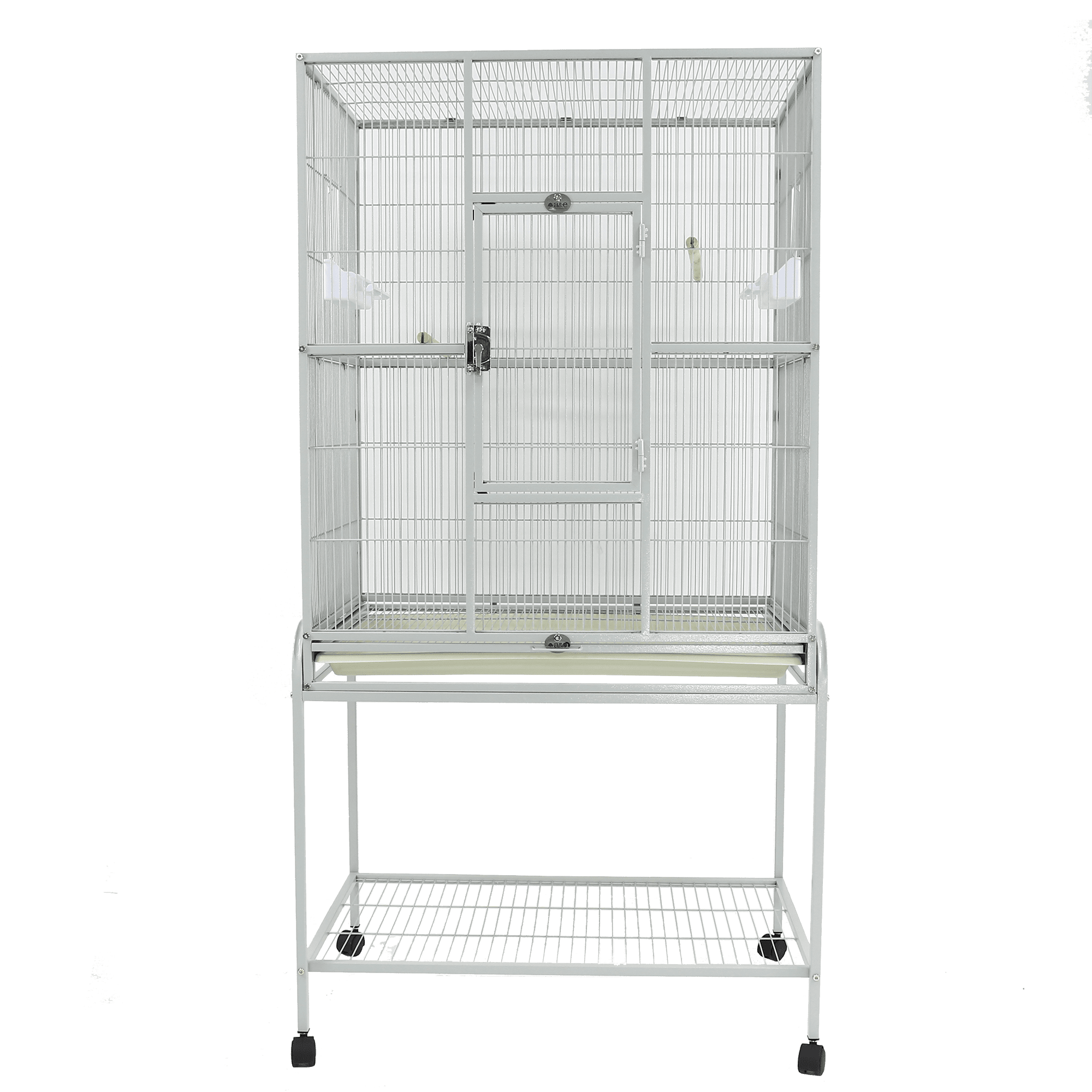 Platinum Large Flight Bird Cage with Stand and Storage Shelf