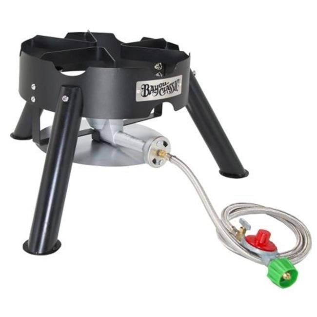 High Pressure Gas Single Burner with Stainless Hose