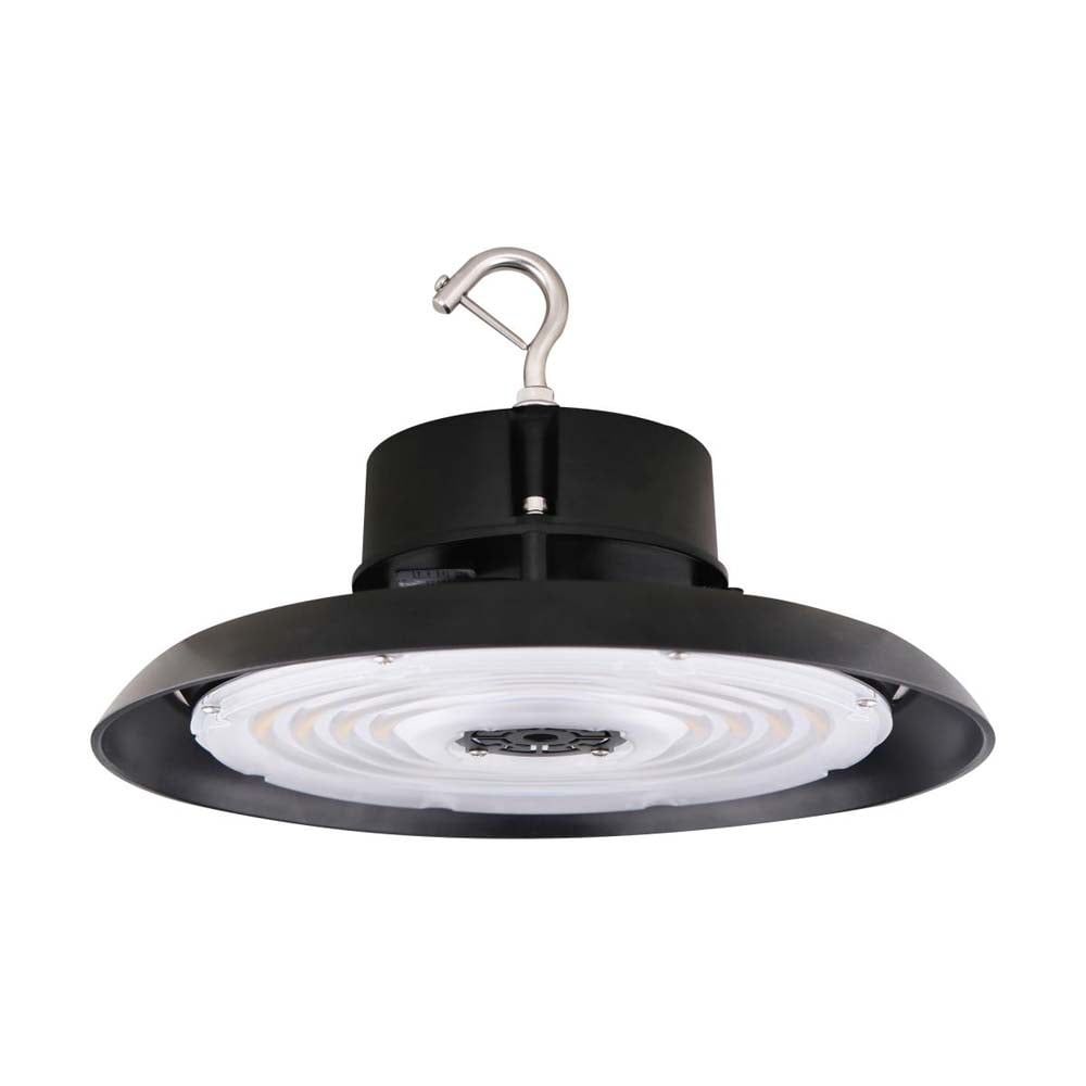 Sleek Black 150W UFO High Bay LED Light with Aluminum Finish