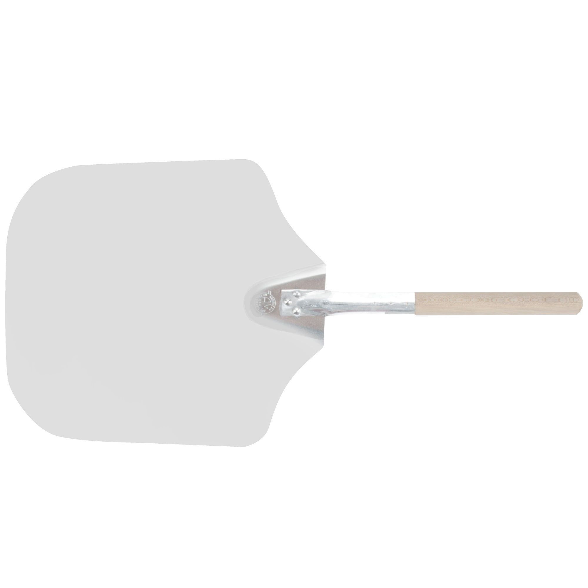 28" Aluminum Pizza Peel with 12" Wood Handle