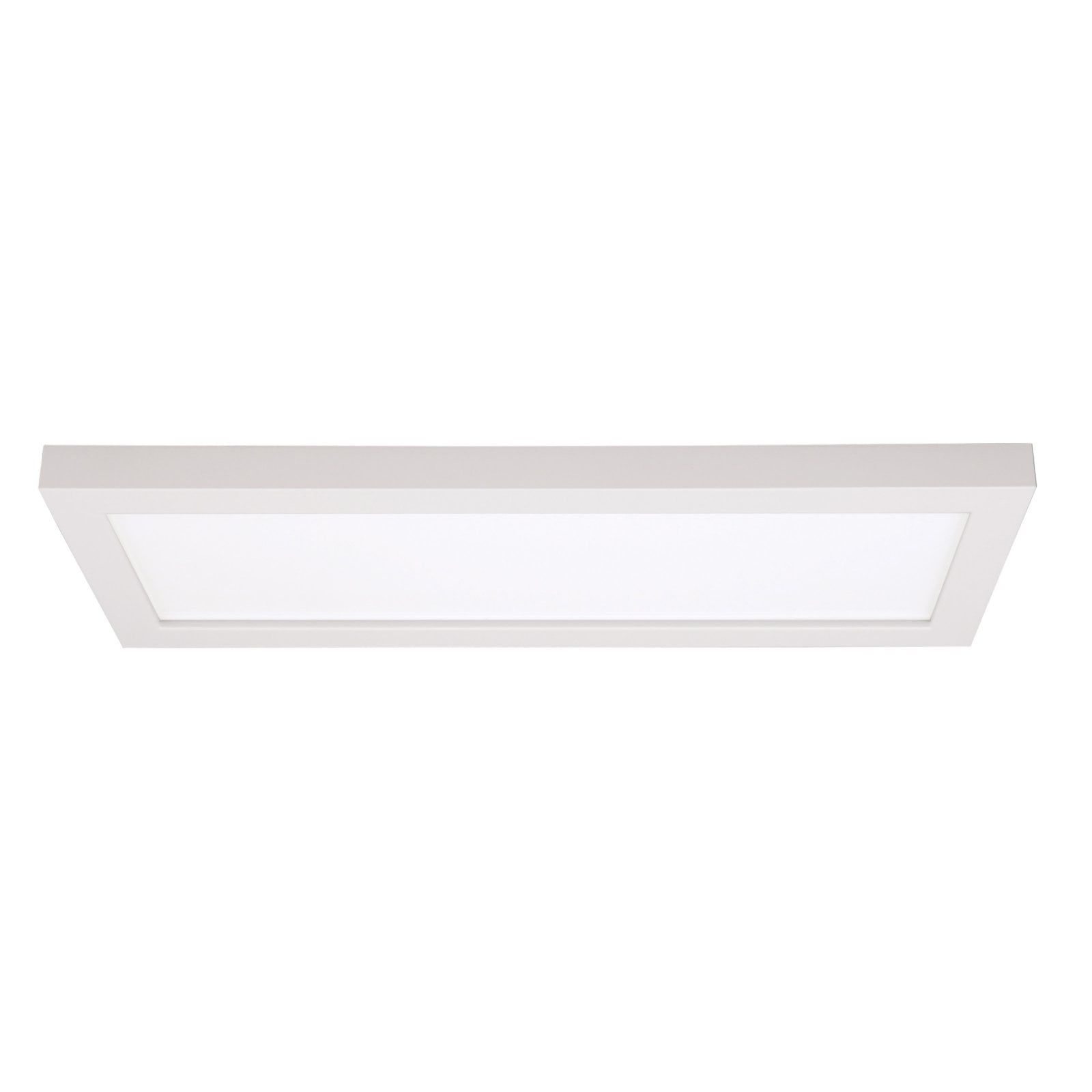 18" x 5" Energy Star LED Flush Mount Light, White Rectangle