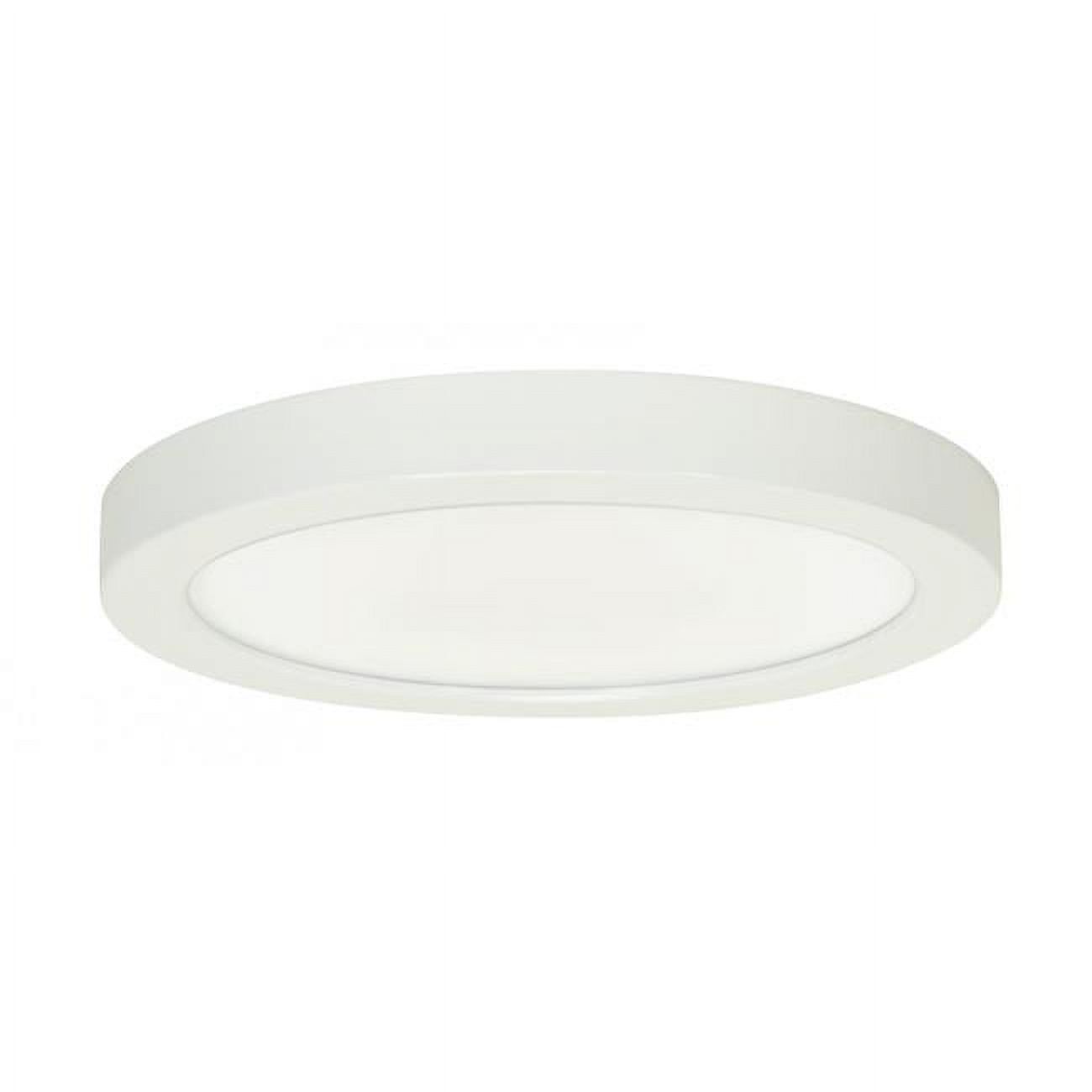 Soft White 3000K Round Aluminum LED Flush Mount Light