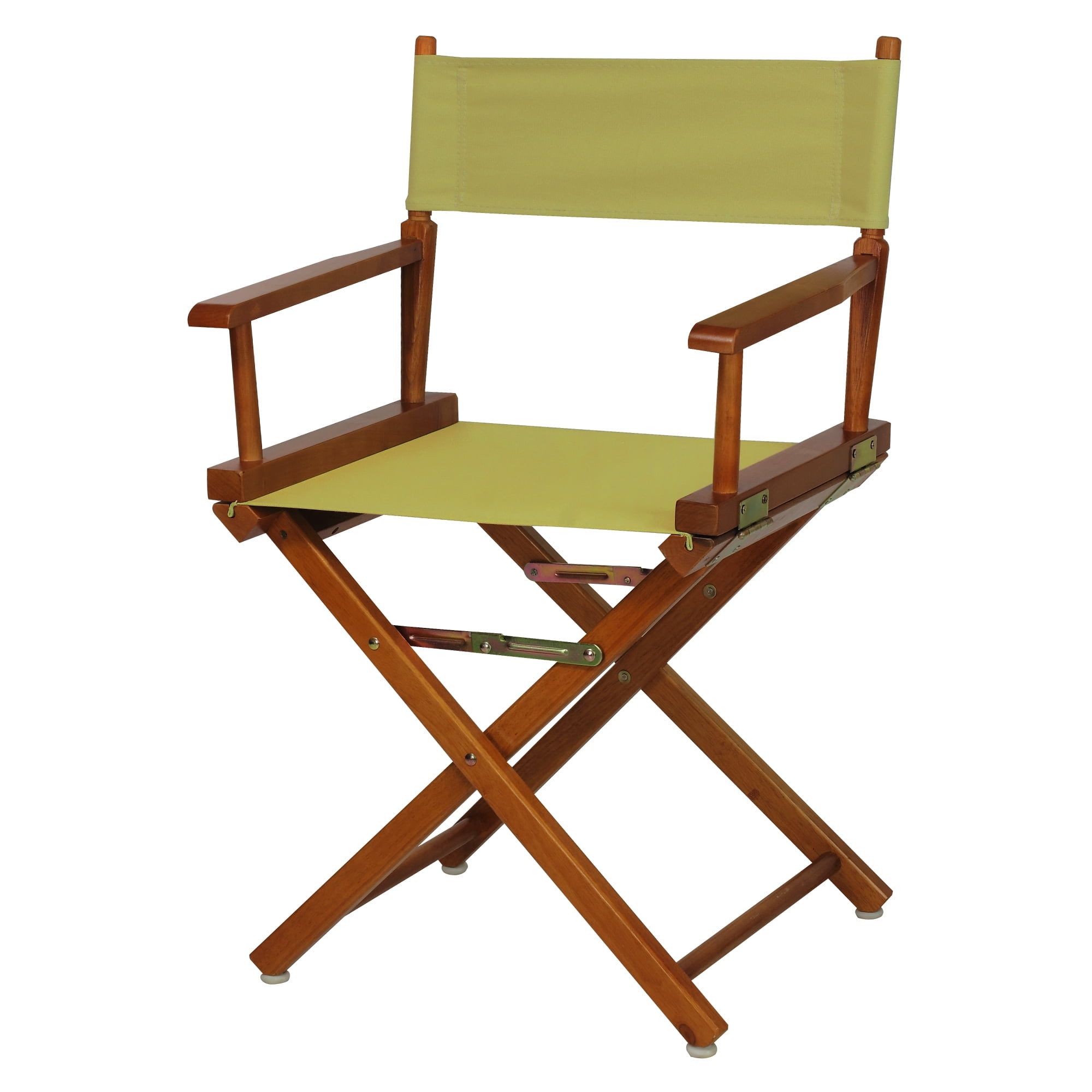 18" Honey Oak and Olive Canvas Director's Chair