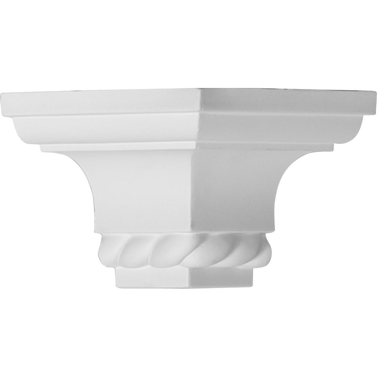 White Polyurethane 2.25" Crown Moulding Outside Corner